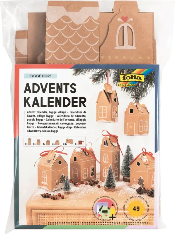 Dekorieren & Einrichten DIY Adventskalender aus Papier