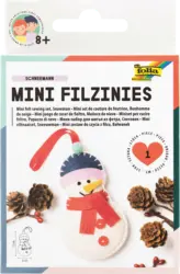 Dekorieren & Einrichten Filzbastelset Schneemann, weiß