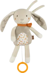 fehn Spieluhr Hase beige