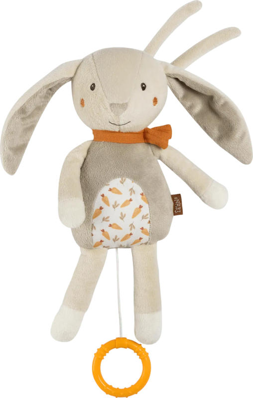 fehn Spieluhr Hase beige