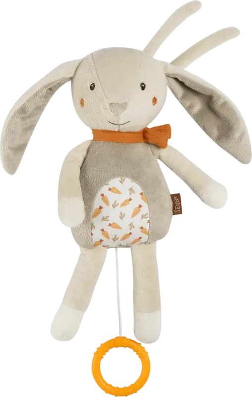 fehn Spieluhr Hase beige