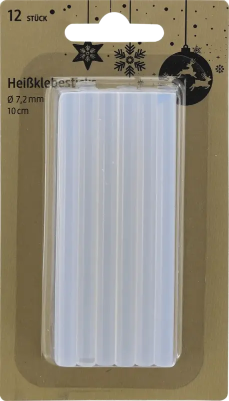 Dekorieren & Einrichten Heißklebesticks Nachfüllpack 12tlg