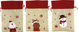 Dekorieren & Einrichten Geschenksack aus Jute/Fleece (27x19 cm)
