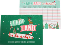 CACTUS Spieleblock "Stadt-Land-Weihnachten"