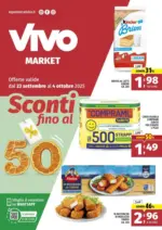 Vivo Supermercati Sconti fino al 50% - al 04.10.2025