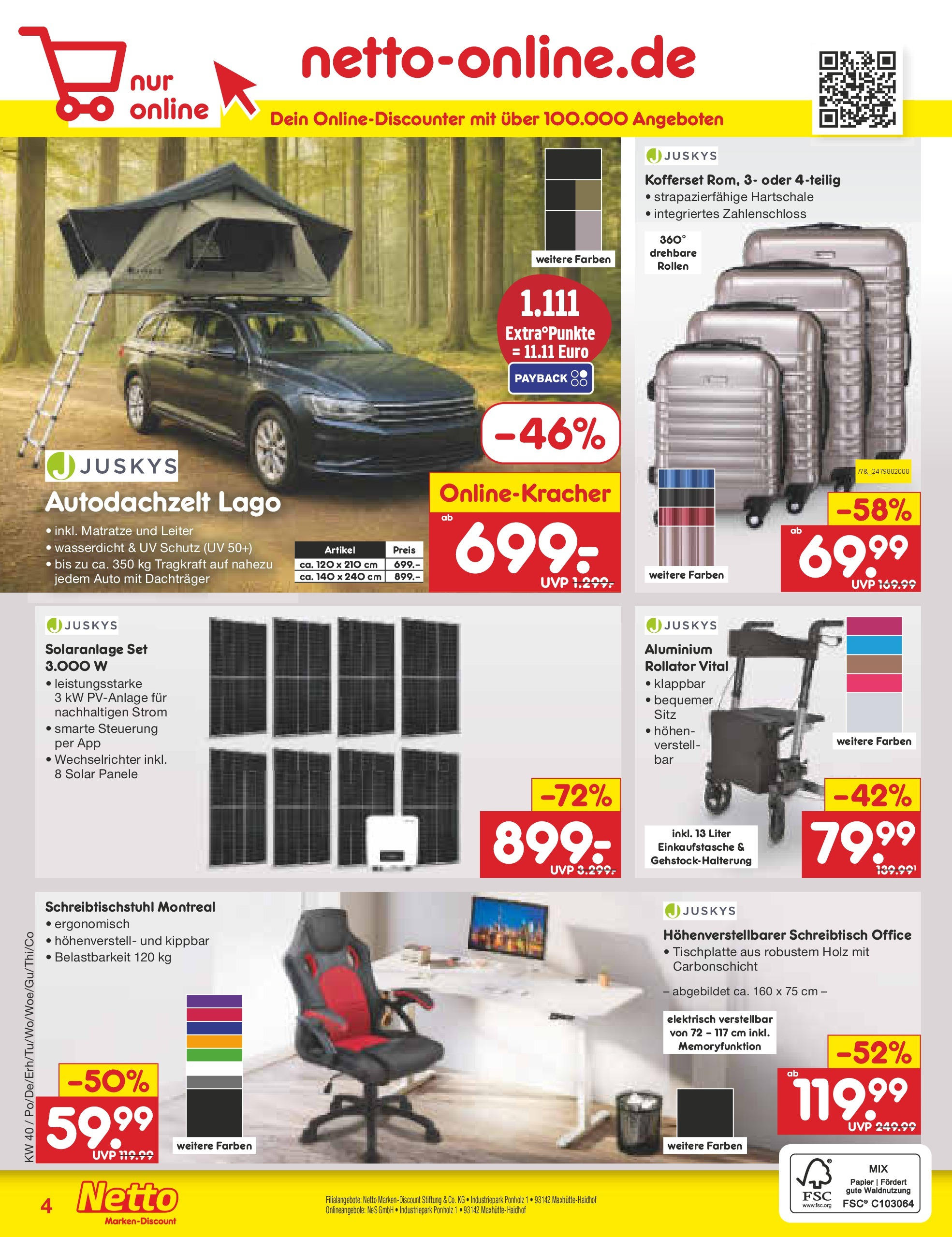 Netto Marken-Discount prospekt Frankfurt Am Main	 (ab 28.09.2025) » Angebote | Seite: 23 | Produkte: Matratze