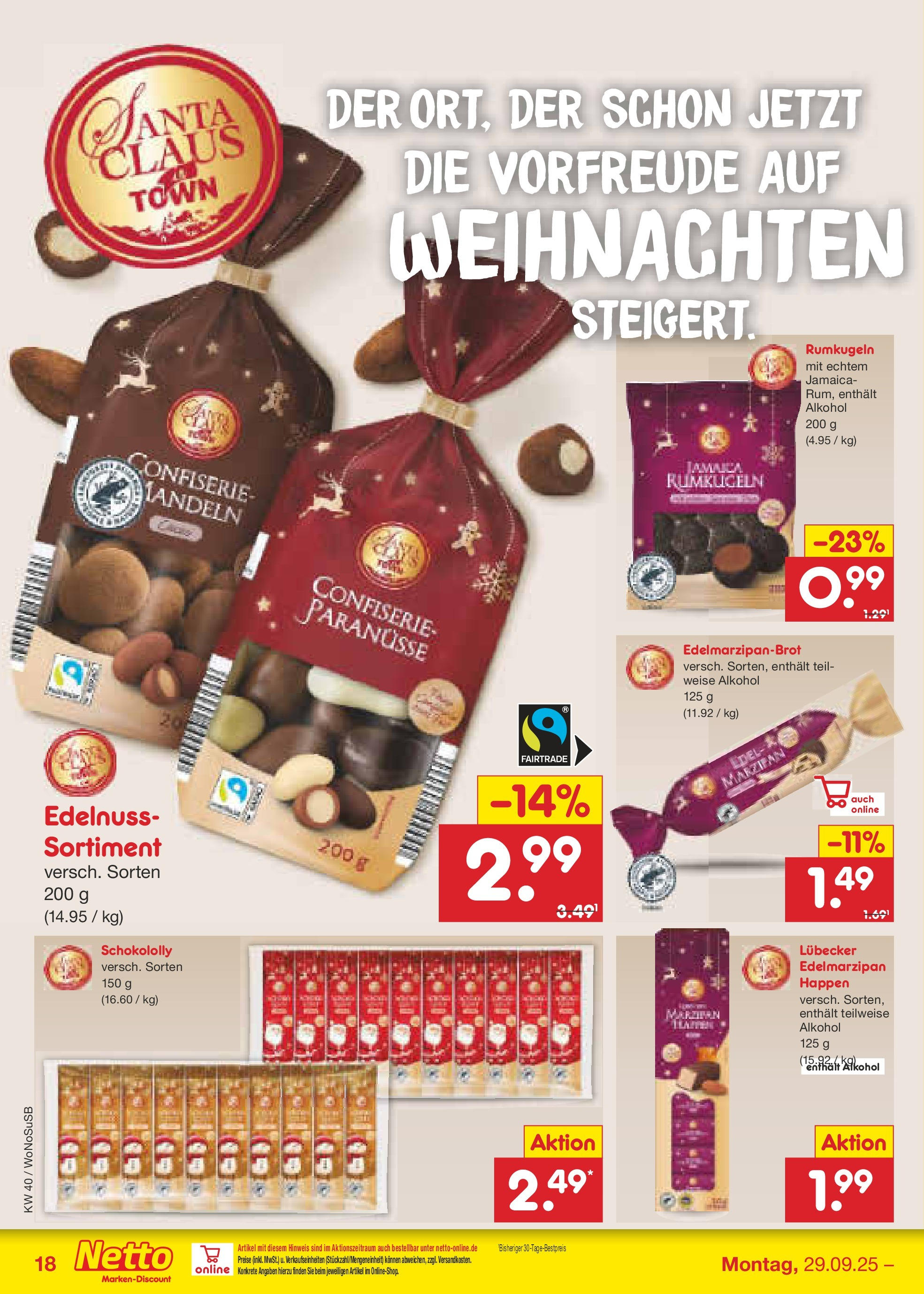 Netto Marken-Discount prospekt Frankfurt Am Main	 (ab 28.09.2025) » Angebote | Seite: 18 | Produkte: Rumkugeln