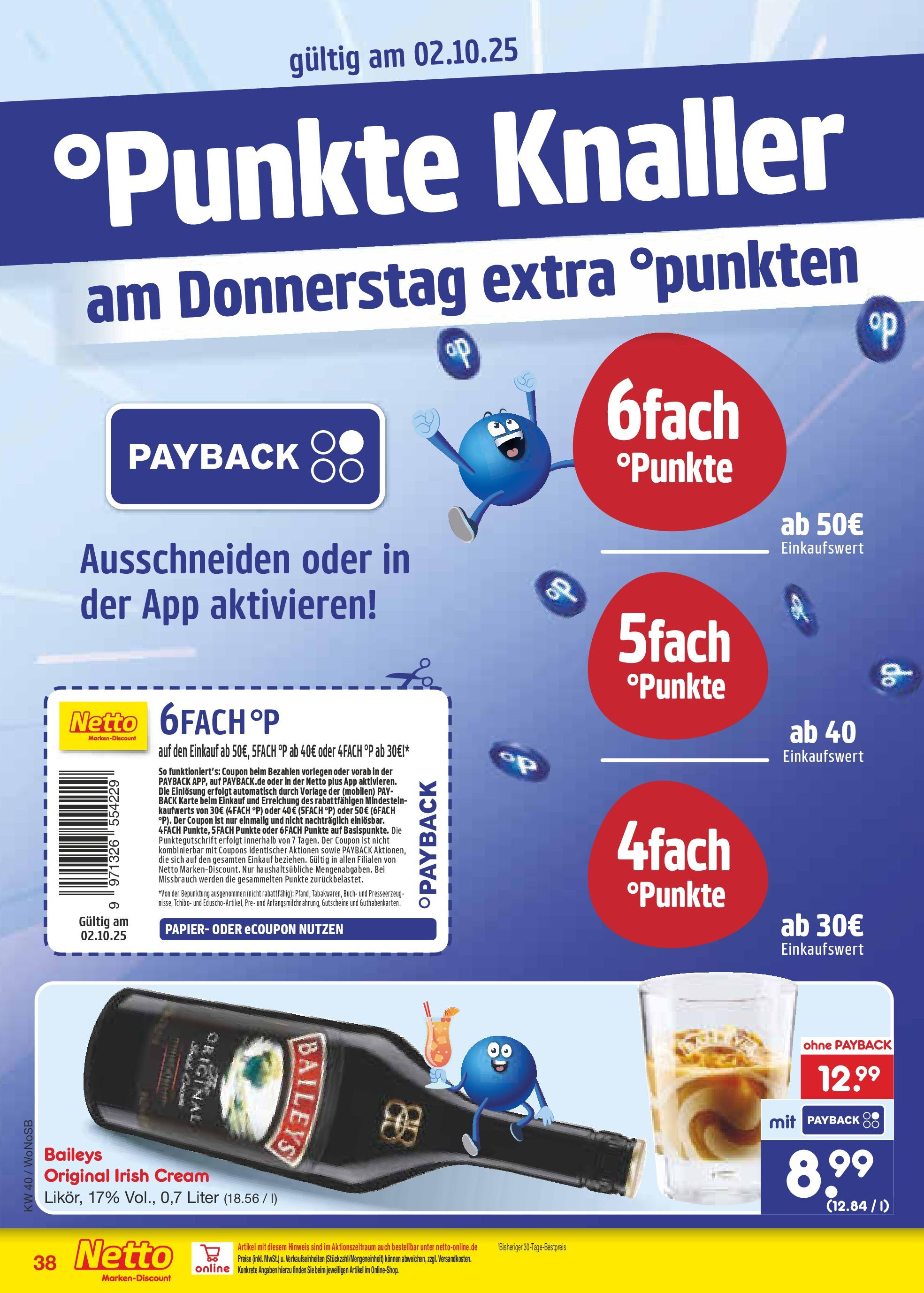 Netto Marken-Discount prospekt Frankfurt Am Main	 (ab 28.09.2025) » Angebote | Seite: 42 | Produkte: Baileys