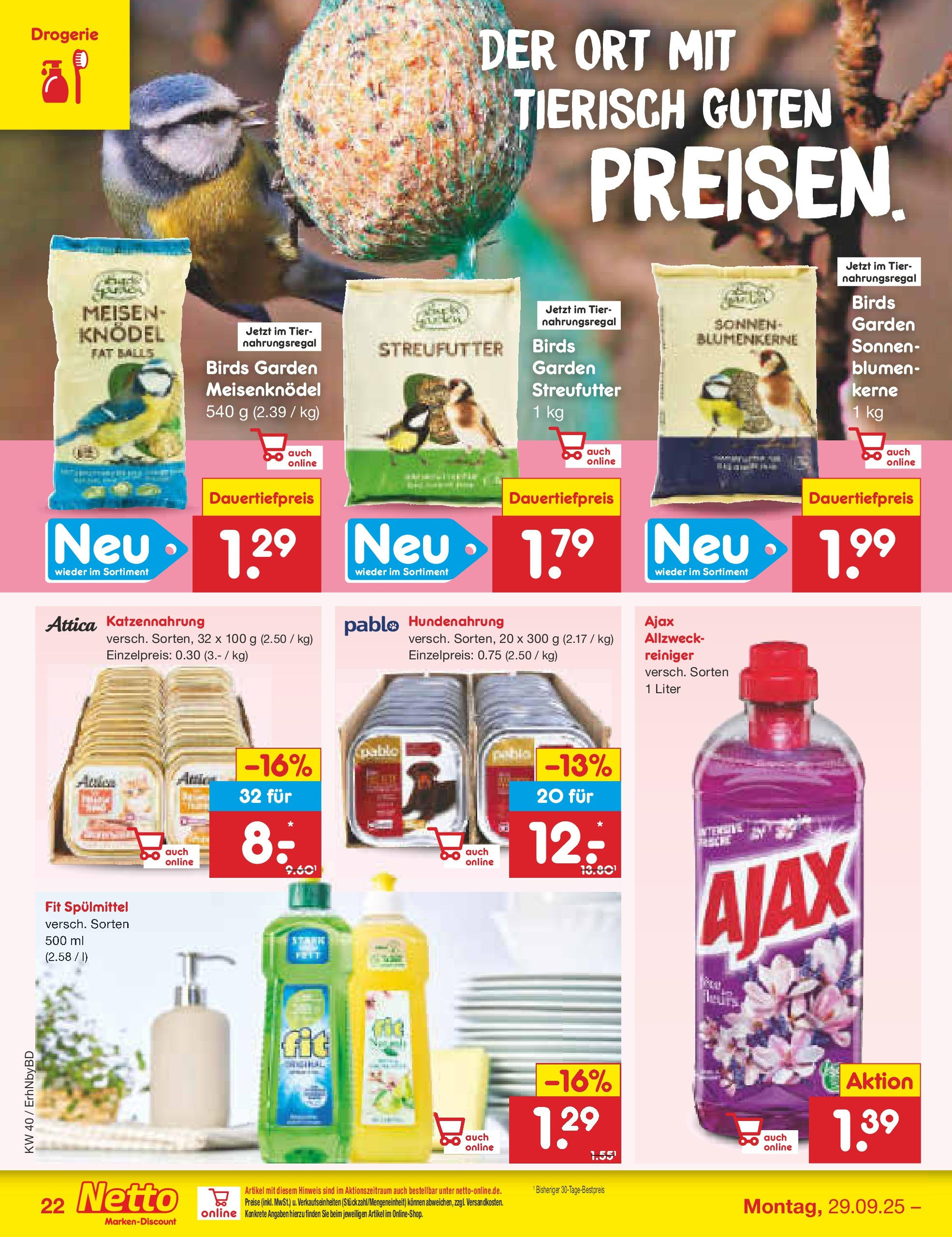 Netto Marken-Discount prospekt Ergolding	 (ab 28.09.2025) » Angebote | Seite: 23 | Produkte: Blumen