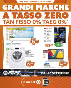 Anteprima del volantino Ipercoop Expert catalogo valido a partire dal 25.09.2025