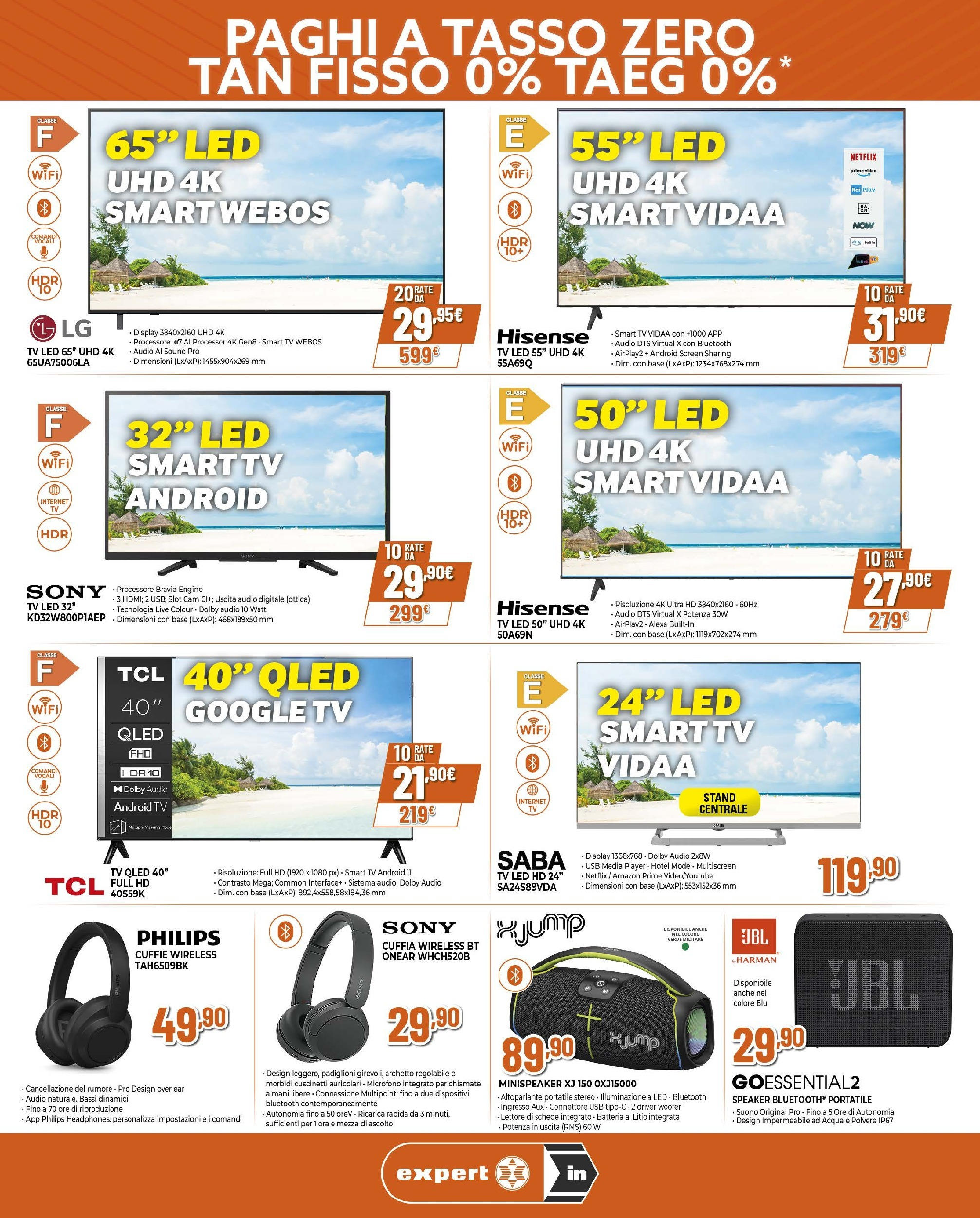 Nuovo Scopri - Grandi marche dal 24/09/2025 > offerte anteprima 🛍️ | Pagina: 3 | Prodotti: smart TV, Acqua, Video, Speaker