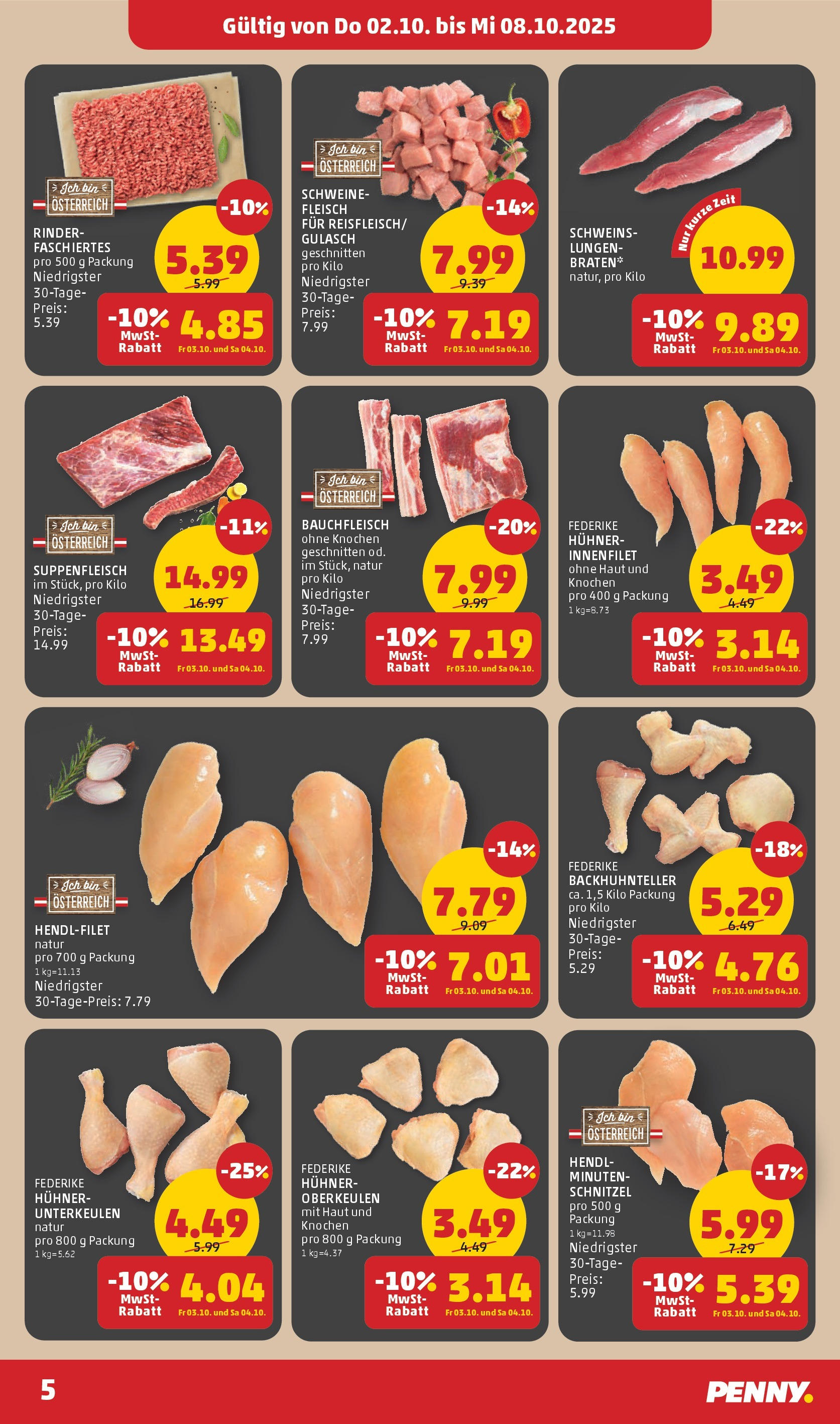 Penny Markt Flugblatt ab (02.10.2025) - Angebote, Prospekt | Seite: 5