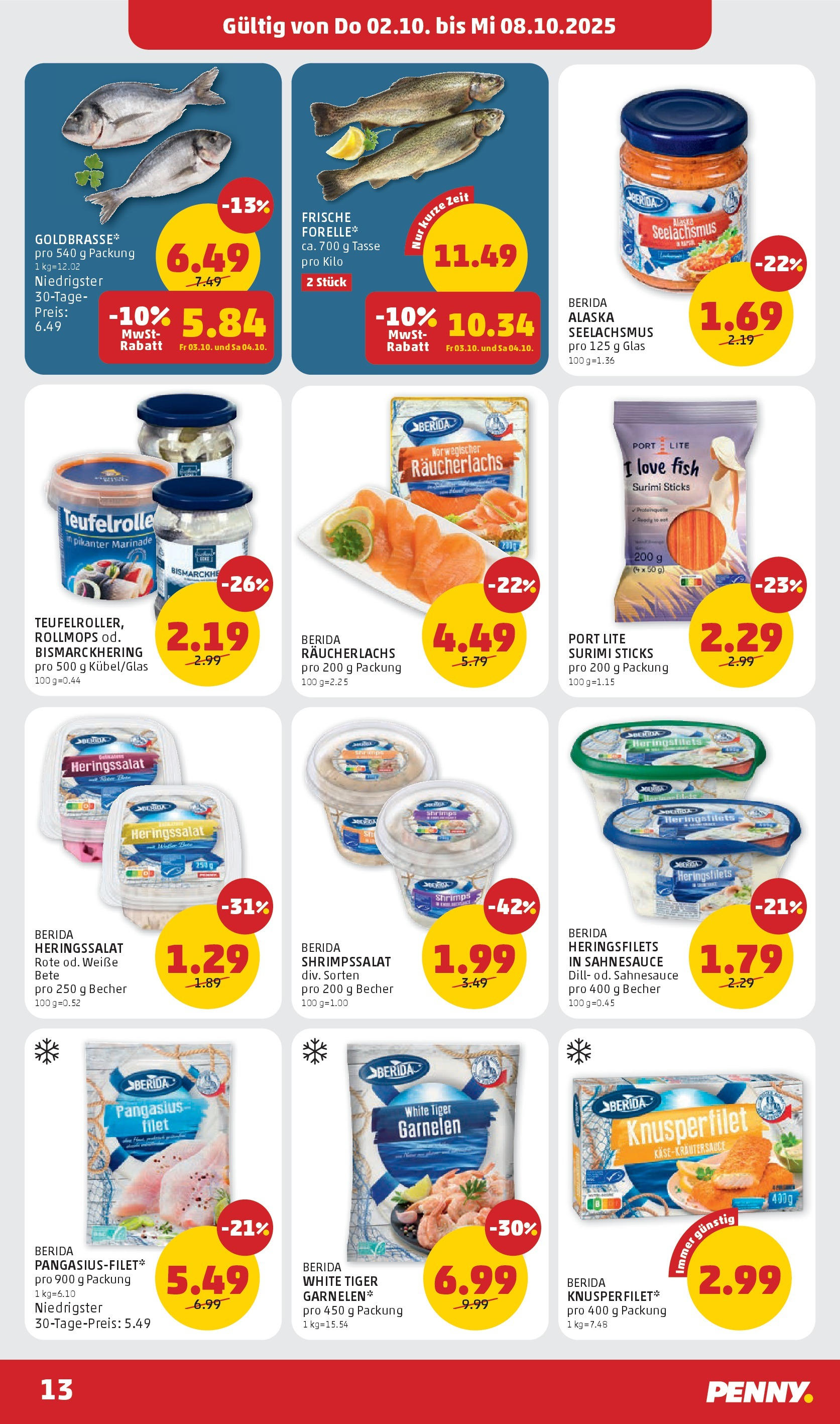 Penny Markt Flugblatt ab (02.10.2025) - Angebote, Prospekt | Seite: 13 | Produkte: Dill