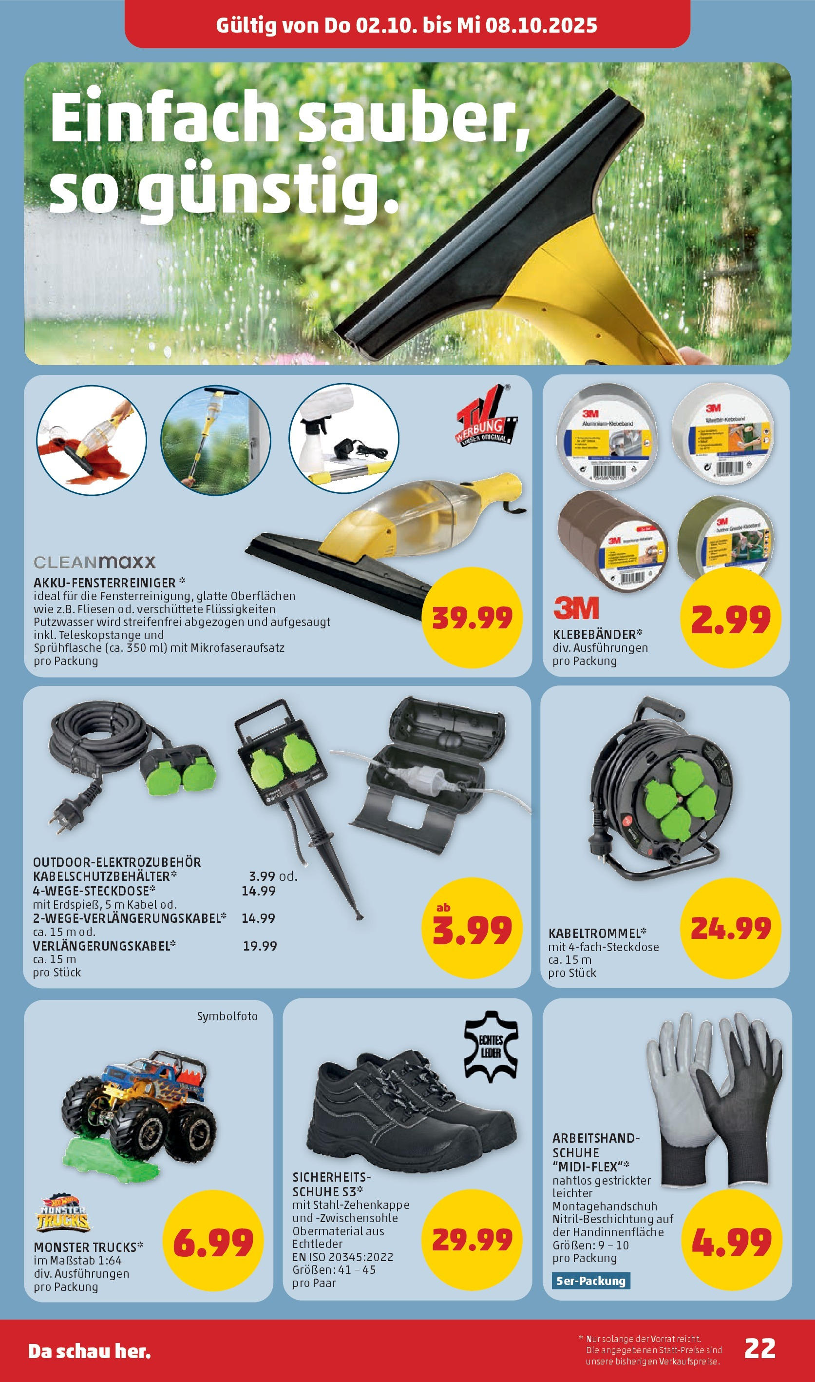 Penny Markt Flugblatt ab (02.10.2025) - Angebote, Prospekt | Seite: 22 | Produkte: Kabel