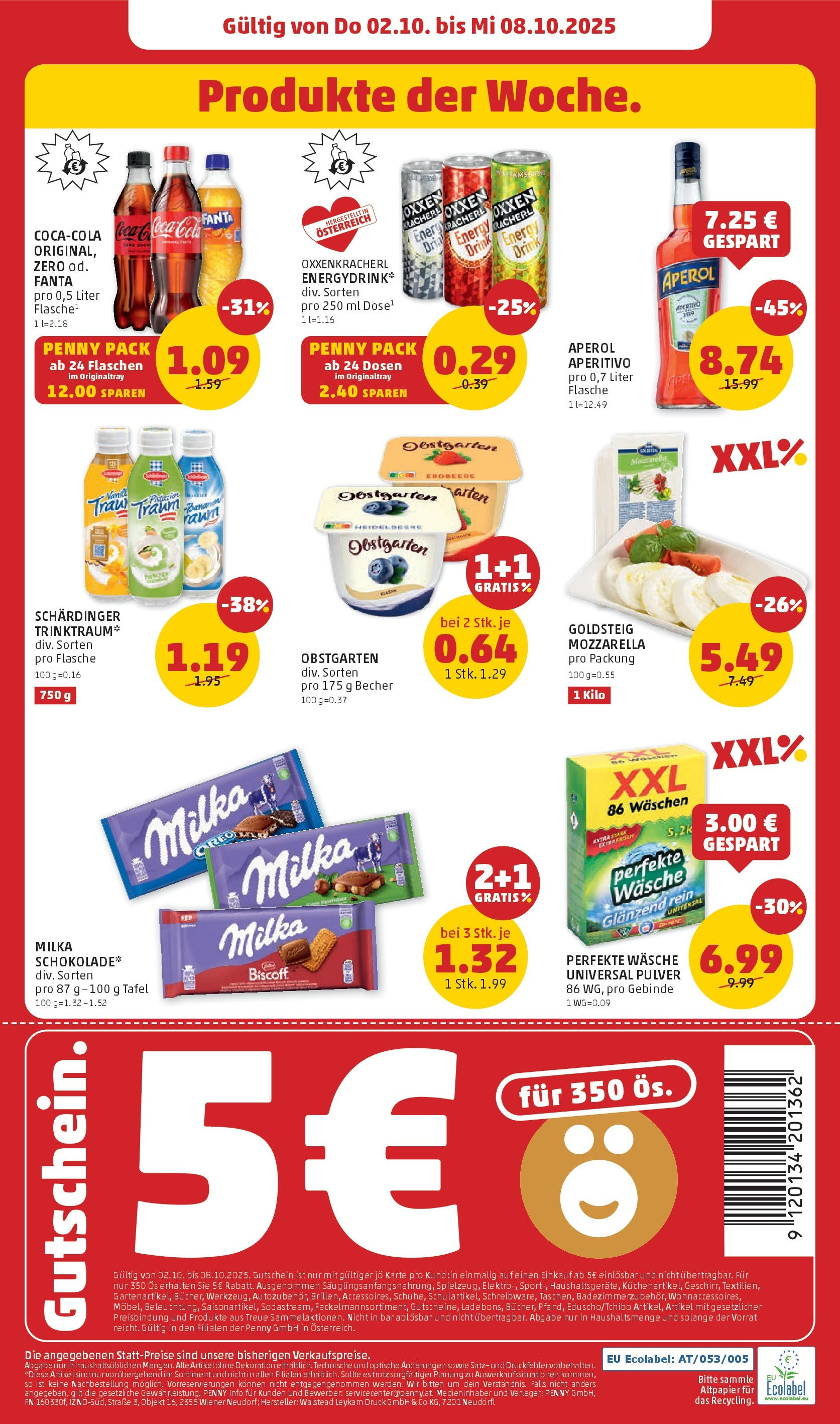 Penny Markt Flugblatt ab (02.10.2025) - Angebote, Prospekt | Seite: 28 | Produkte: Bananen