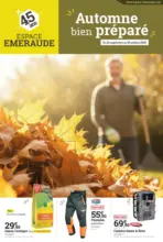 Espace emeraude Catalogue Automne bien préparé - au 18.10.2025