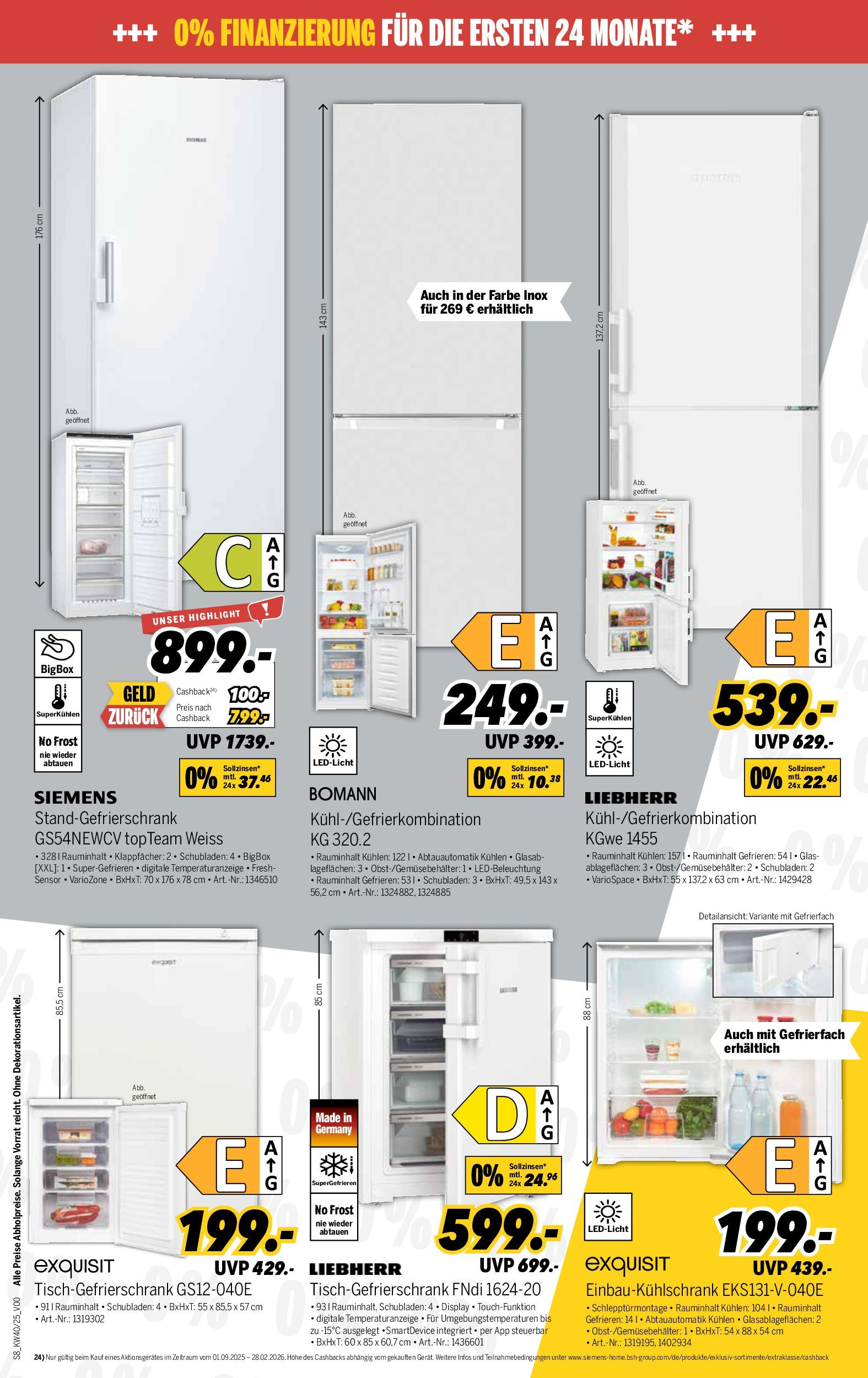 Medimax - MEDIMAX: Aktuelle Angebote (ab 25.09.2025) zum Blättern | Seite: 8 | Produkte: Liebherr, Siemens, Box