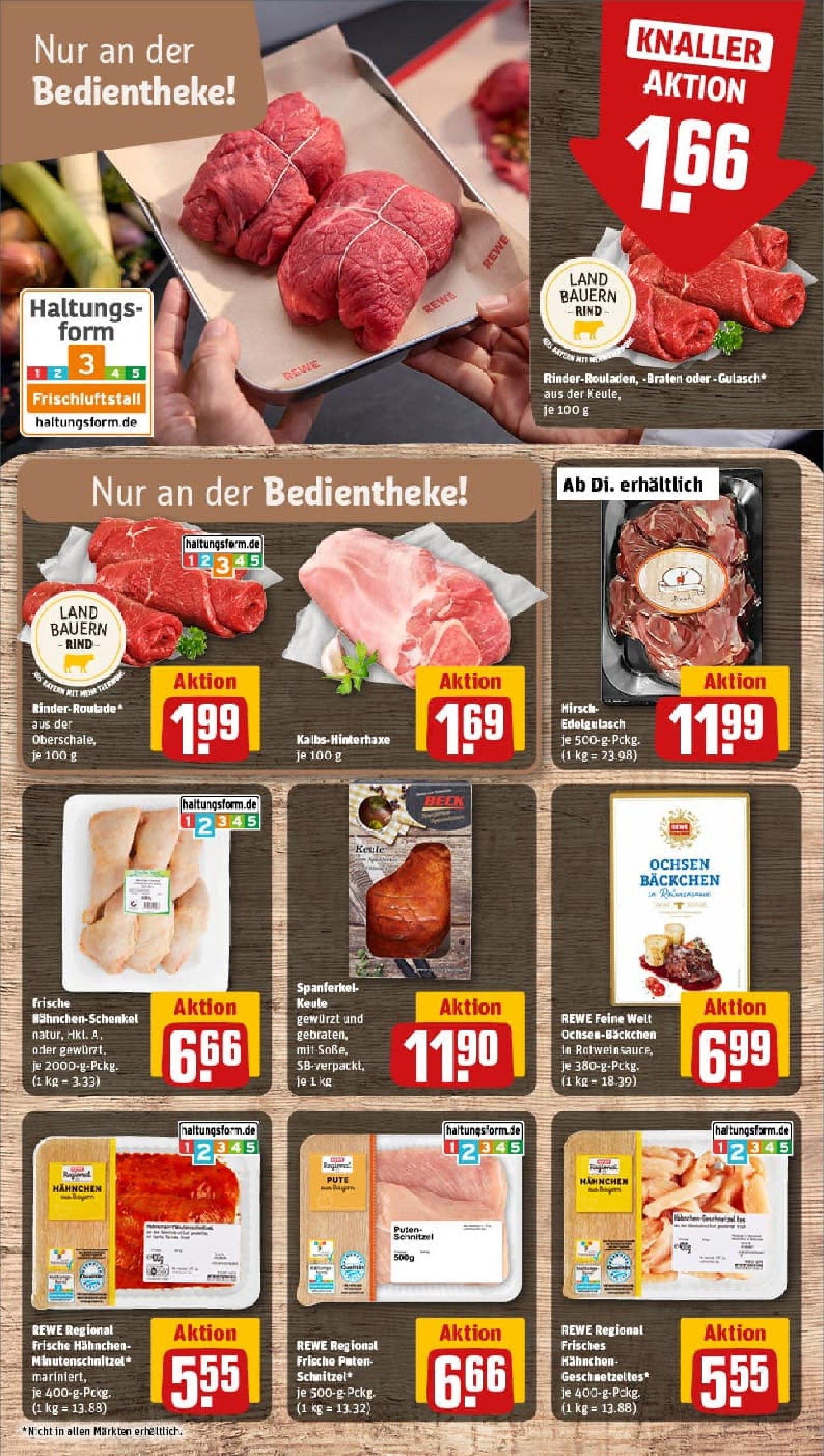 REWE Prospekt ab 28.09.2025 zum Blättern » Angebote | Seite: 14 | Produkte: Krustenbraten, Roastbeef
