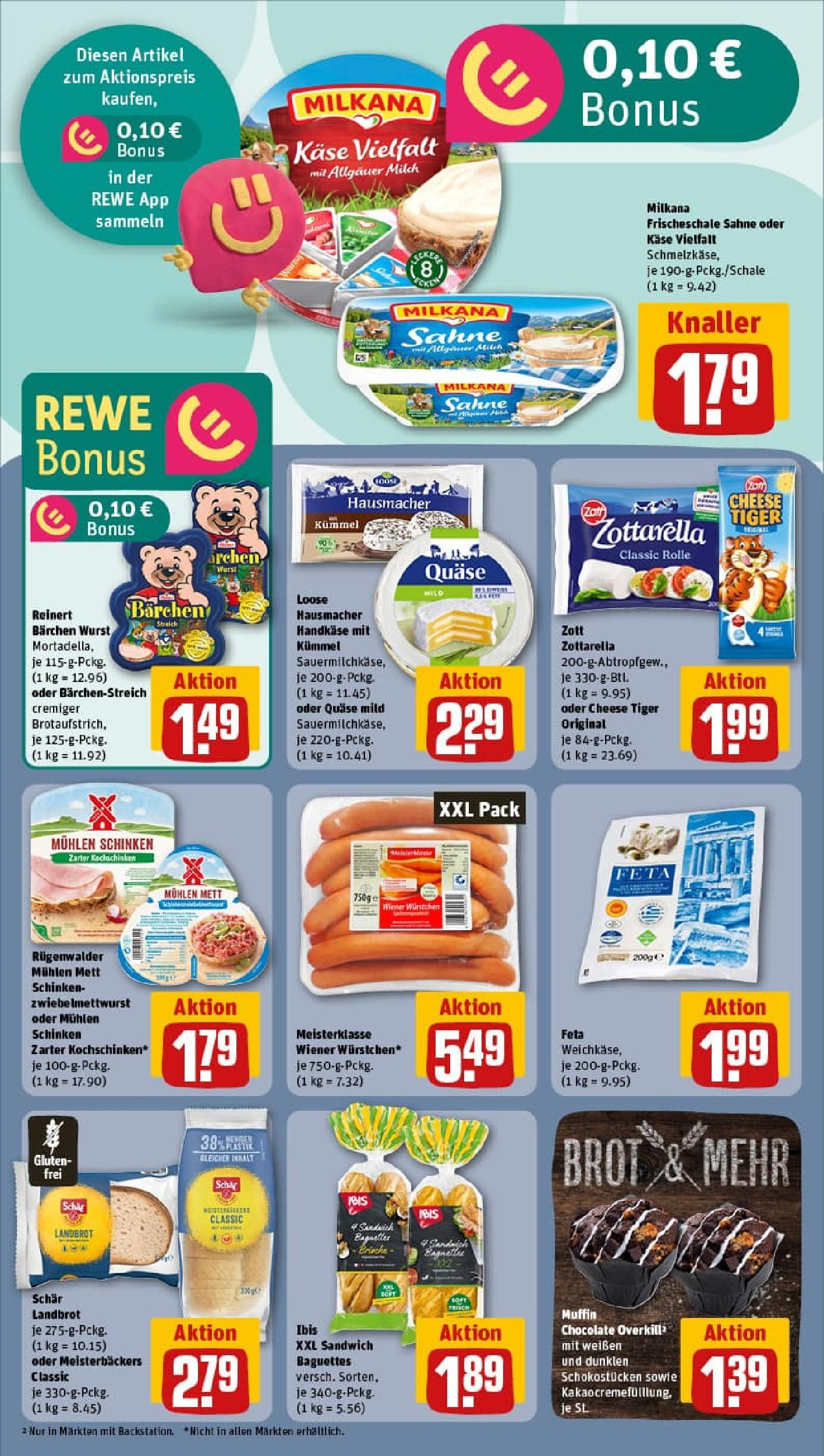 REWE Prospekt ab 28.09.2025 zum Blättern » Angebote | Seite: 18 | Produkte: Mozzarella, Iglo, McCain, Schnitzel