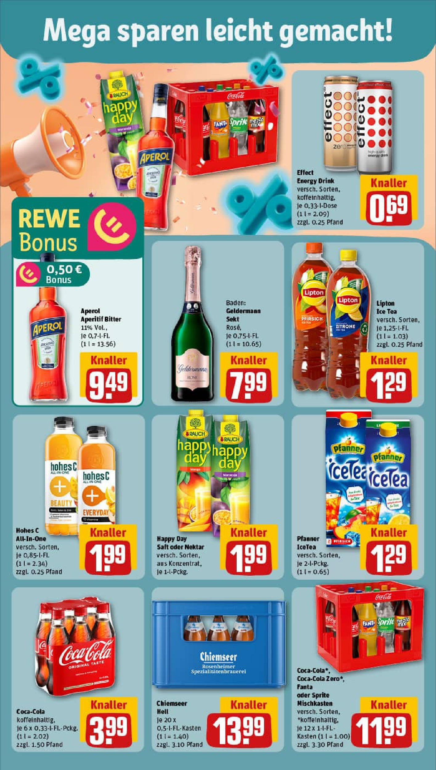 REWE Prospekt ab 28.09.2025 zum Blättern » Angebote | Seite: 8 | Produkte: Fanta, Energy, Sekt, Hohes c