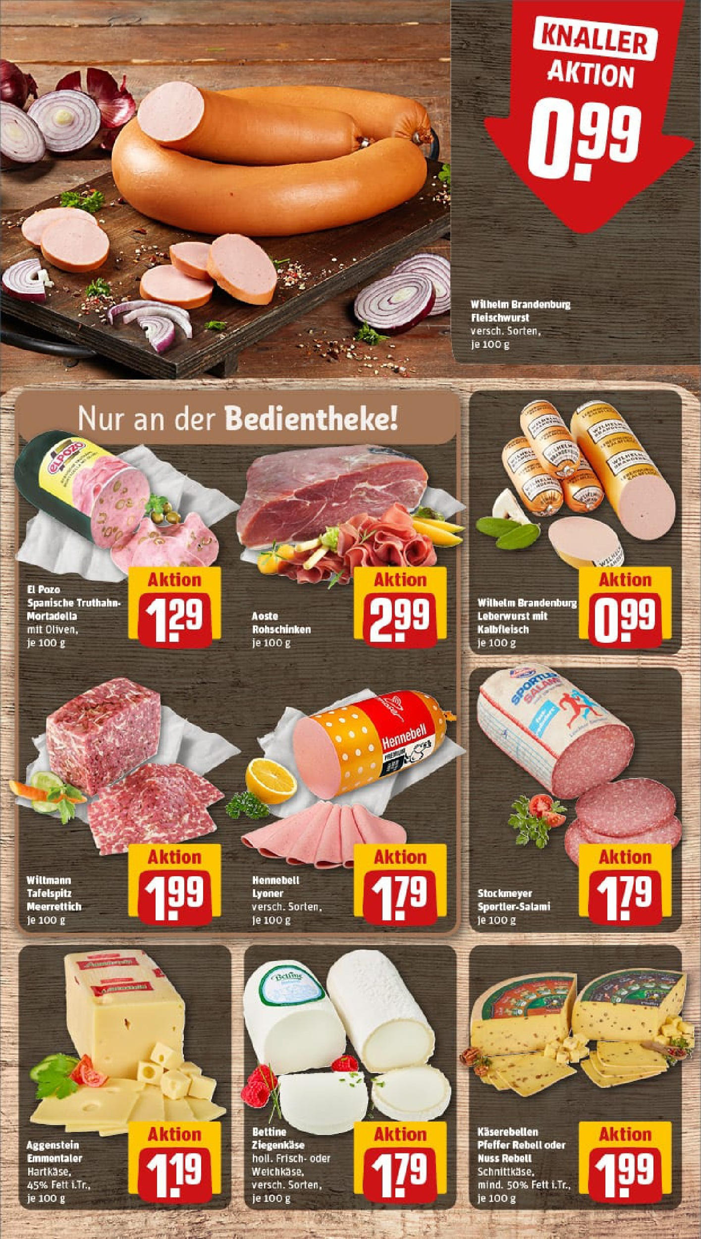 REWE Prospekt ab 28.09.2025 zum Blättern » Angebote | Seite: 13 | Produkte: Tafelspitz, Ziegenkäse, Pfeffer, Salami