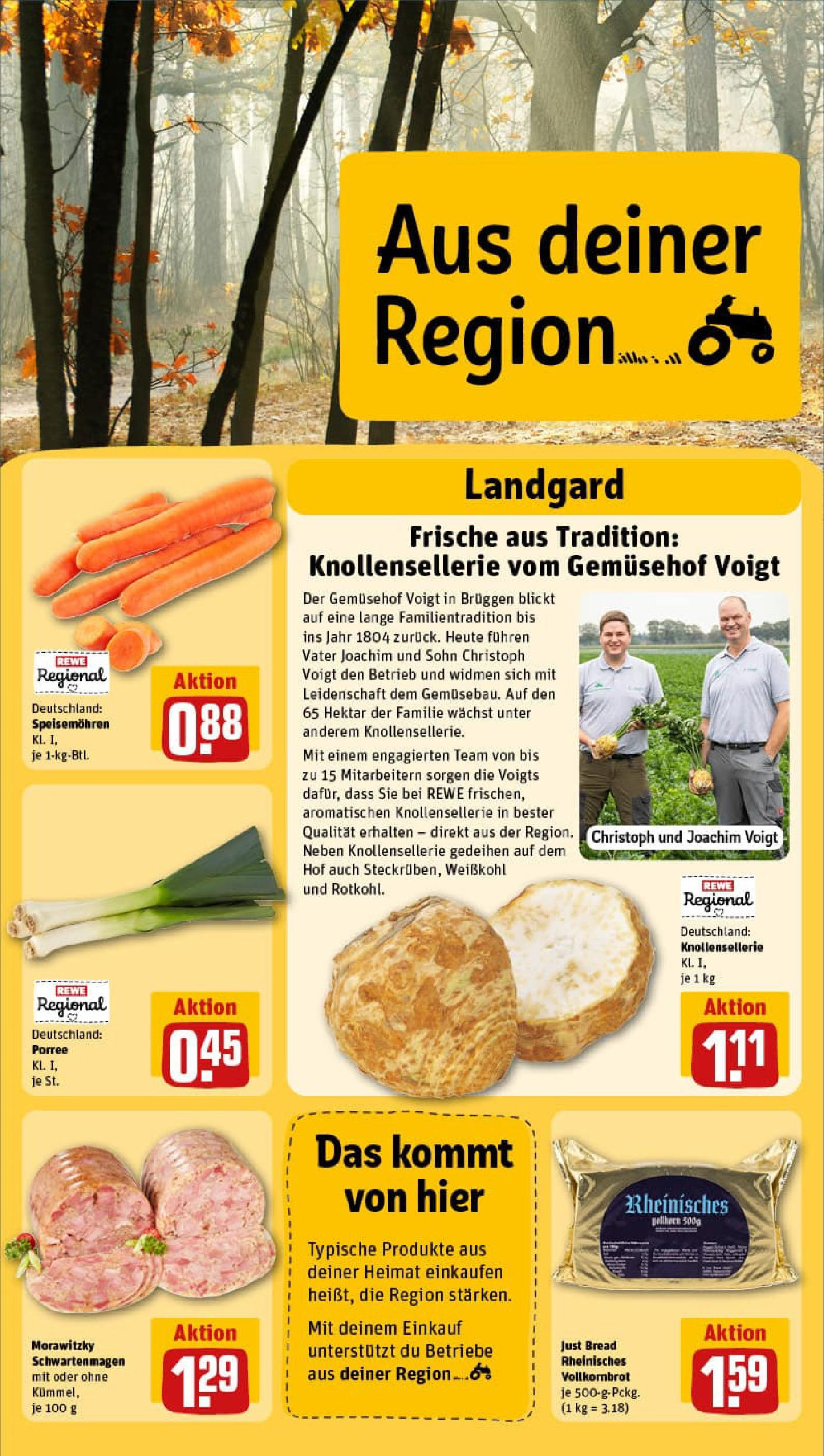 REWE Prospekt ab 28.09.2025 zum Blättern » Angebote | Seite: 22 | Produkte: Vollkornbrot, Morawitzky