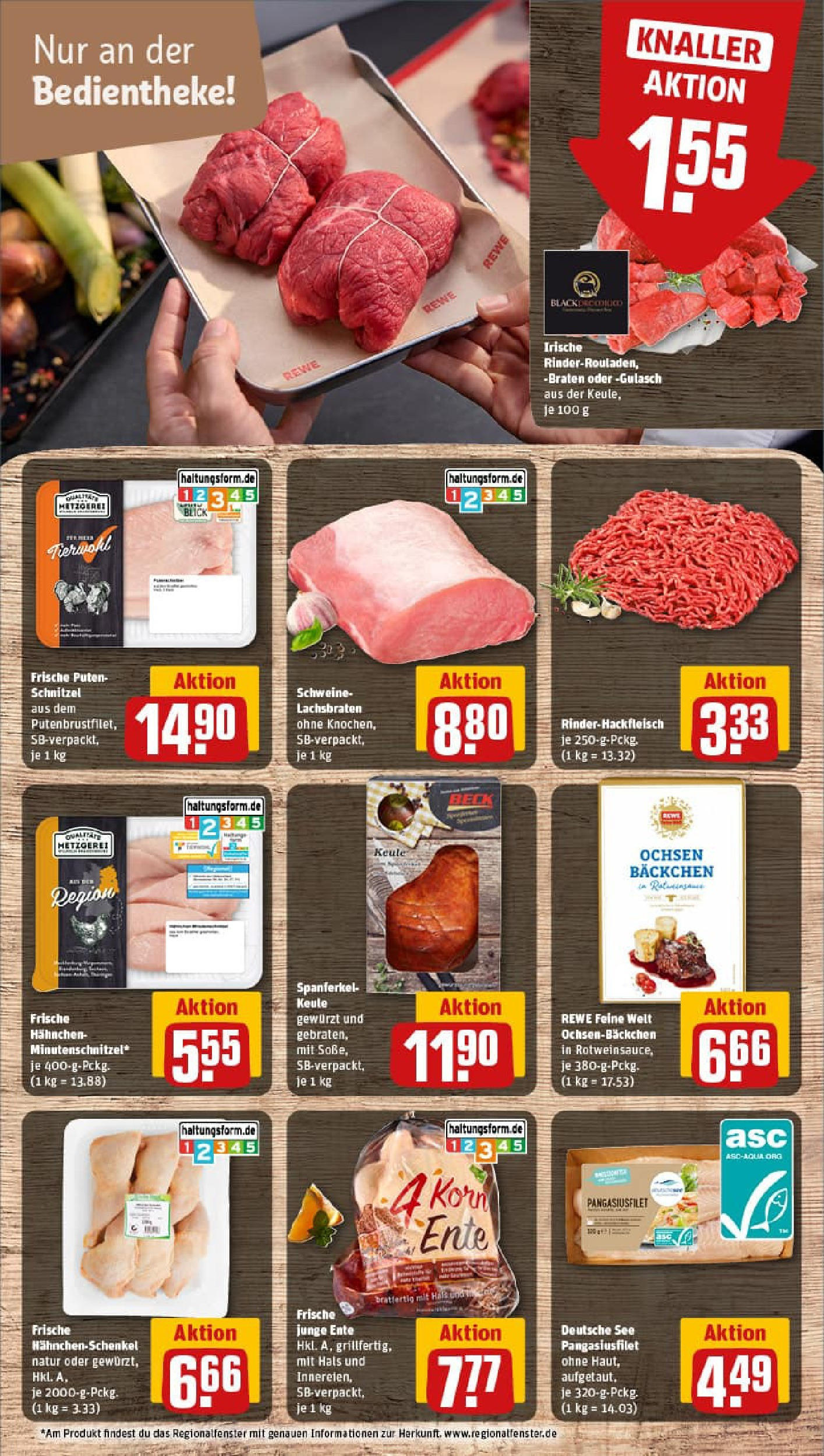 REWE Prospekt ab 28.09.2025 zum Blättern » Angebote | Seite: 12 | Produkte: Hahnchen, Schnitzel, Gulasch, Ente
