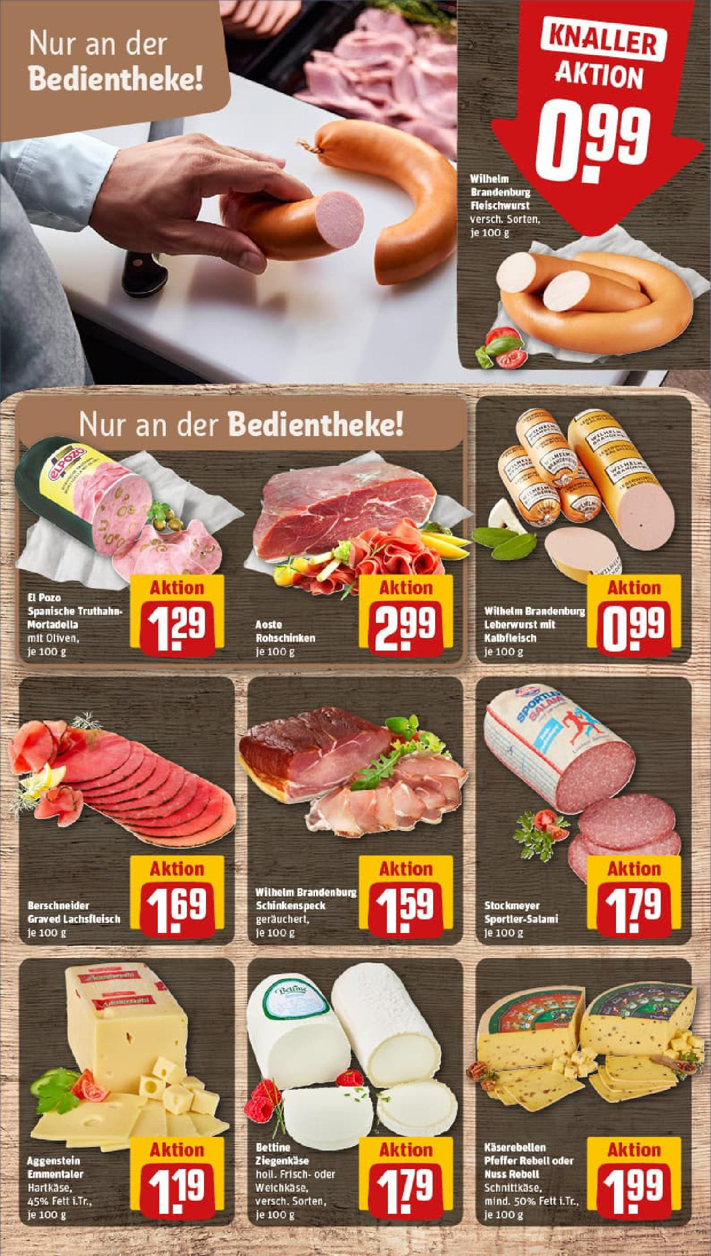 REWE Prospekt ab 28.09.2025 zum Blättern » Angebote | Seite: 13 | Produkte: Ziegenkäse, Pfeffer, Salami