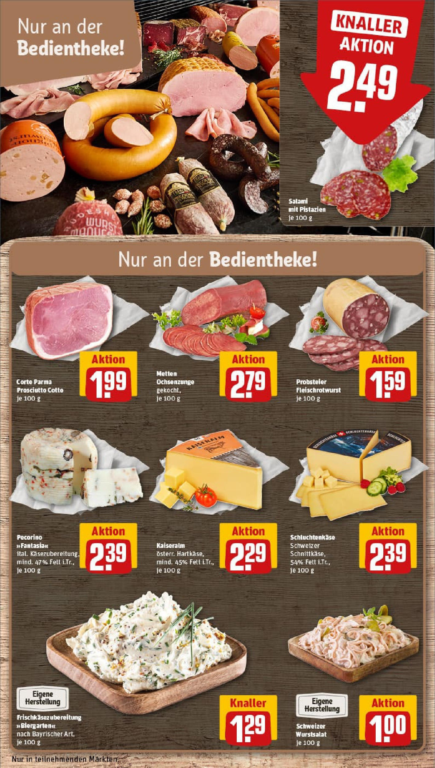 REWE Prospekt ab 28.09.2025 zum Blättern » Angebote | Seite: 15 | Produkte: Pistazien, Salami