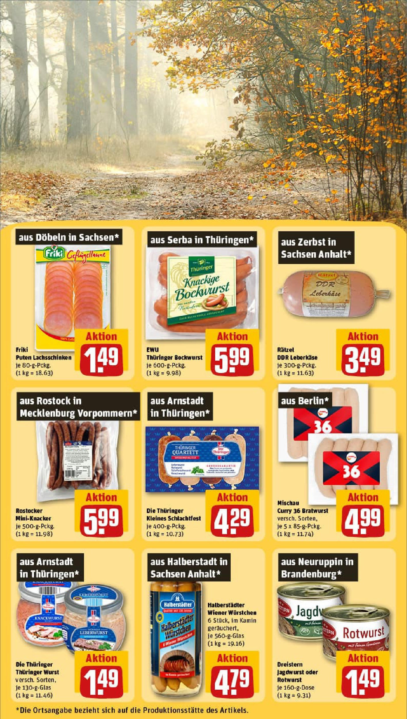 REWE Prospekt ab 28.09.2025 zum Blättern » Angebote | Seite: 25 | Produkte: Bockwurst, Kamin, Wurst, Leberkase