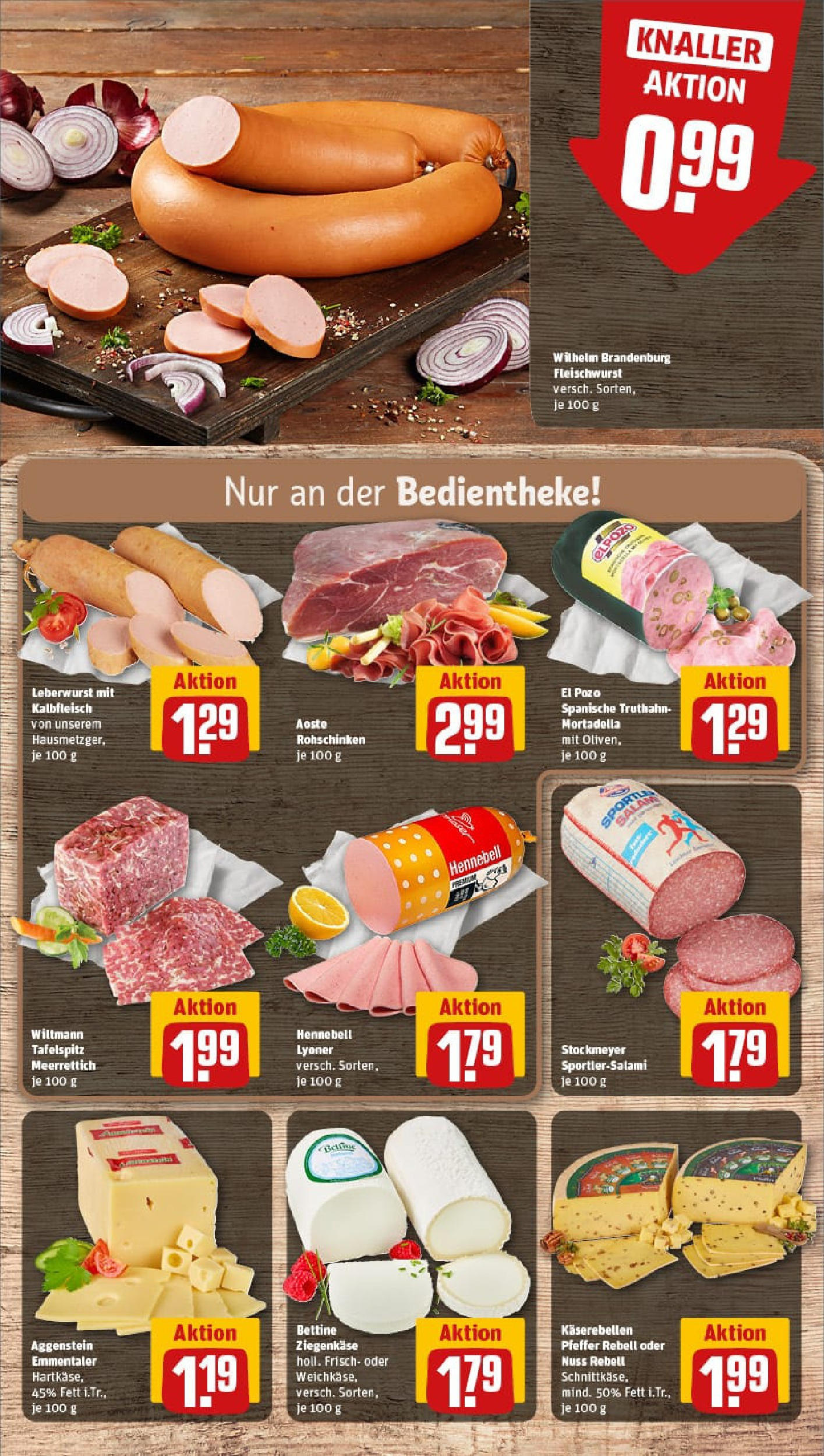 REWE Prospekt ab 28.09.2025 zum Blättern » Angebote | Seite: 13 | Produkte: Tafelspitz, Ziegenkäse, Pfeffer, Salami