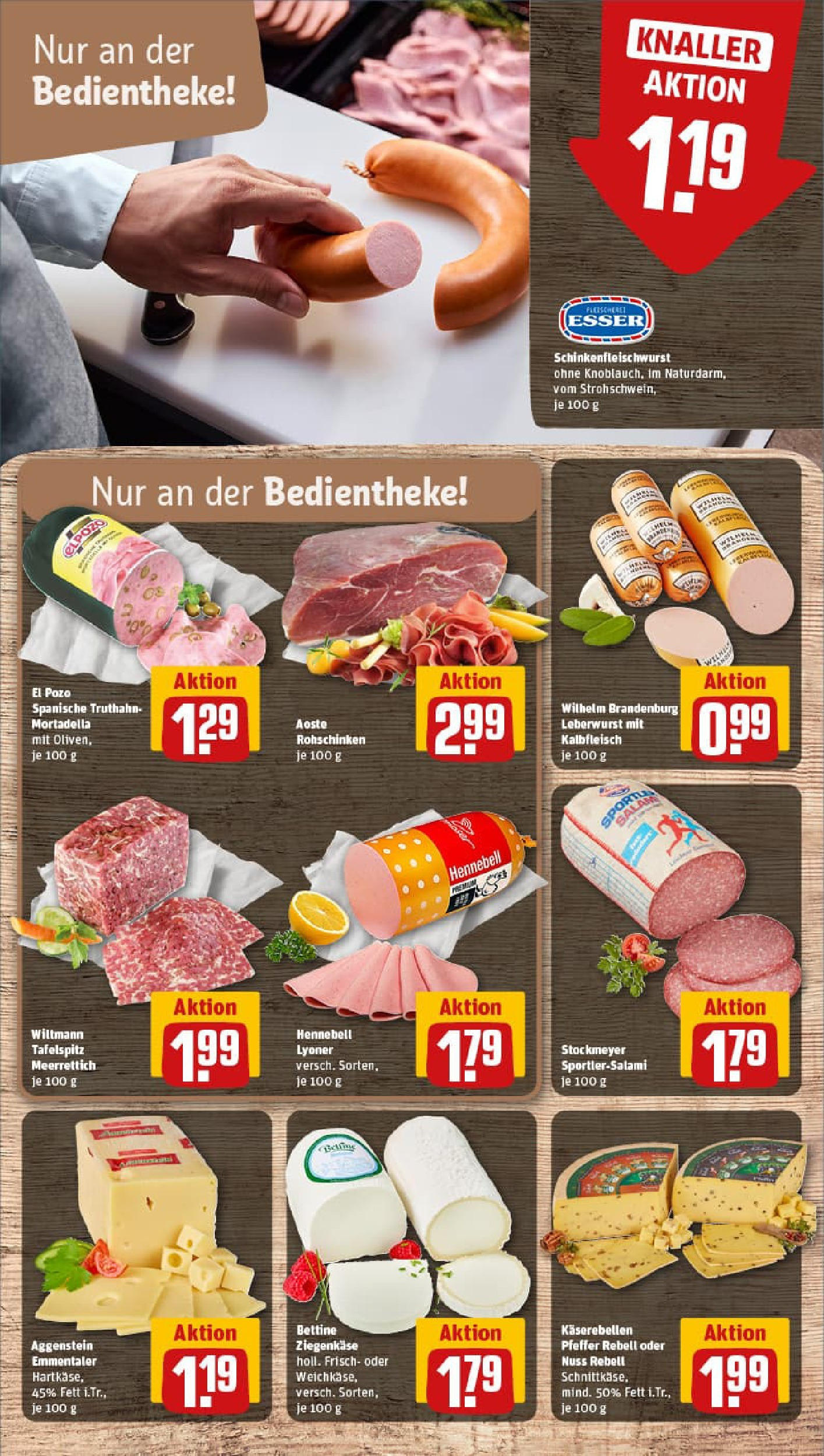 REWE Prospekt ab 29.09.2025 zum Blättern » Angebote | Seite: 13 | Produkte: Tafelspitz, Käse, Ziegenkäse, Salami