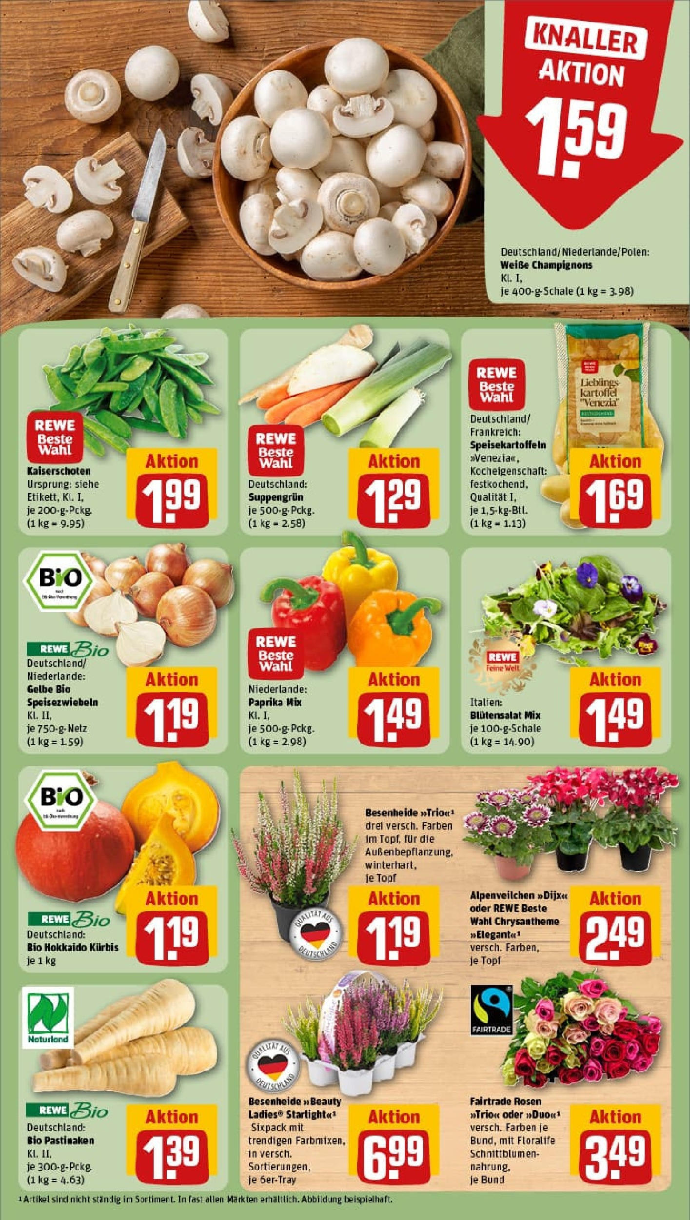 REWE Prospekt ab 28.09.2025 zum Blättern » Angebote | Seite: 13 | Produkte: Blumenerde