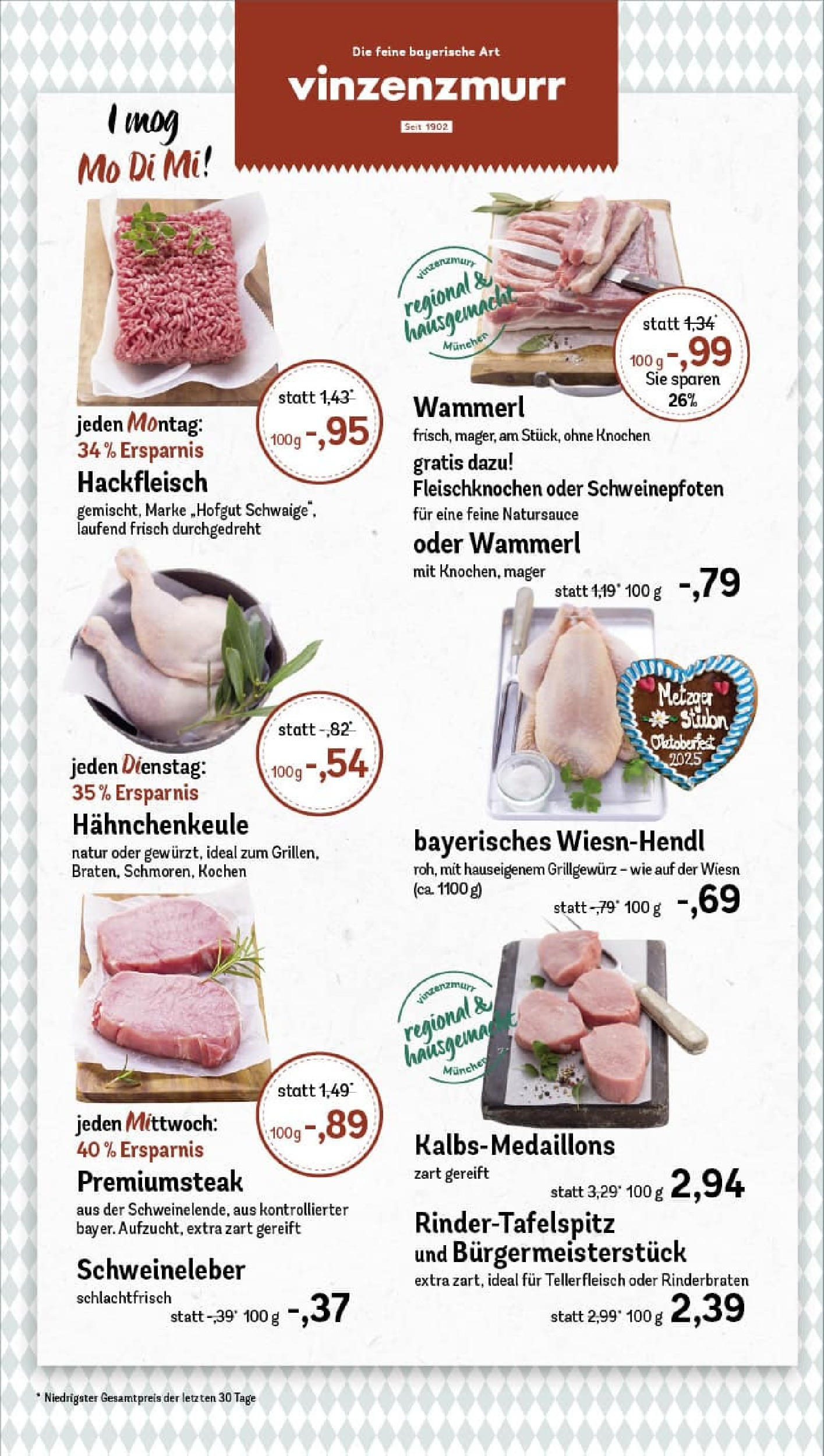 REWE Prospekt ab 29.09.2025 zum Blättern » Angebote | Seite: 14 | Produkte: Milch, Käse, Wurst, Schinken
