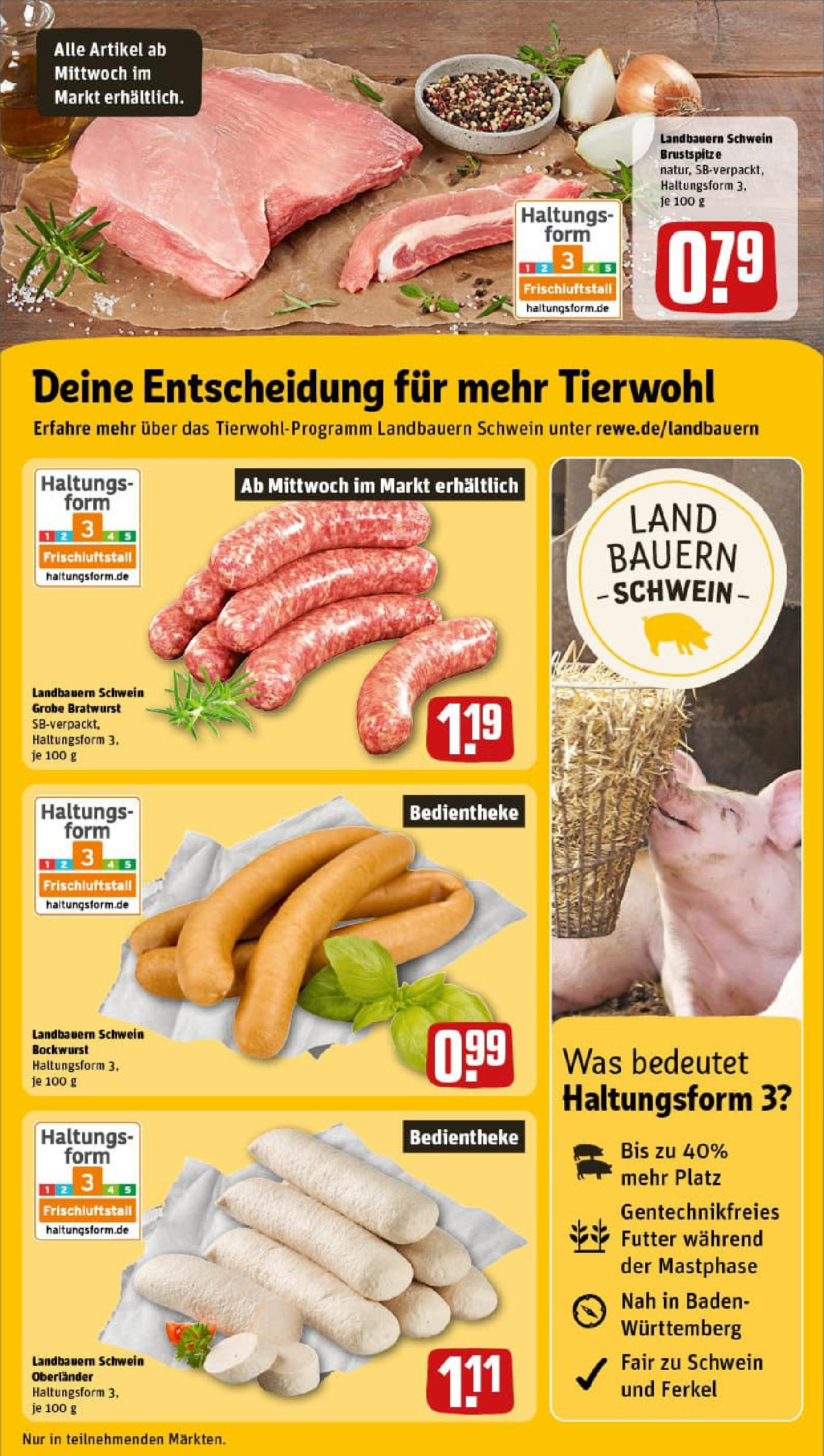 REWE Prospekt ab 28.09.2025 zum Blättern » Angebote | Seite: 17 | Produkte: Bockwurst, Bratwurst