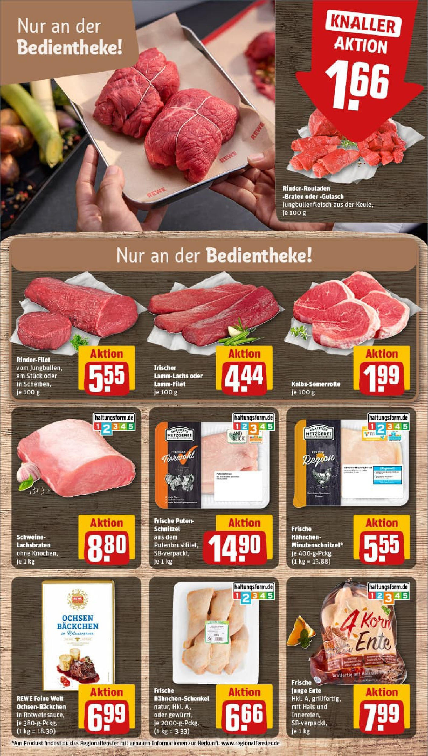 REWE Prospekt ab 28.09.2025 zum Blättern » Angebote | Seite: 12 | Produkte: Rinderrouladen, Hahnchen, Hahnchenschenkel, Rinderfilet