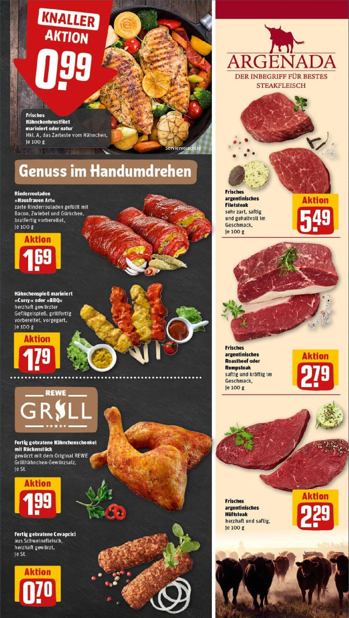 REWE Prospekt ab 28.09.2025 zum Blättern » Angebote | Seite: 9 | Produkte: Knoblauch, Chili, Lavendel, Fleisch