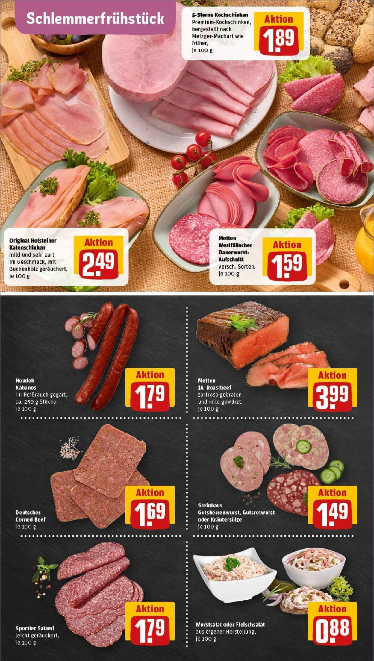 REWE Prospekt ab 28.09.2025 zum Blättern » Angebote | Seite: 10 | Produkte: Grill, Spare ribs, Steak