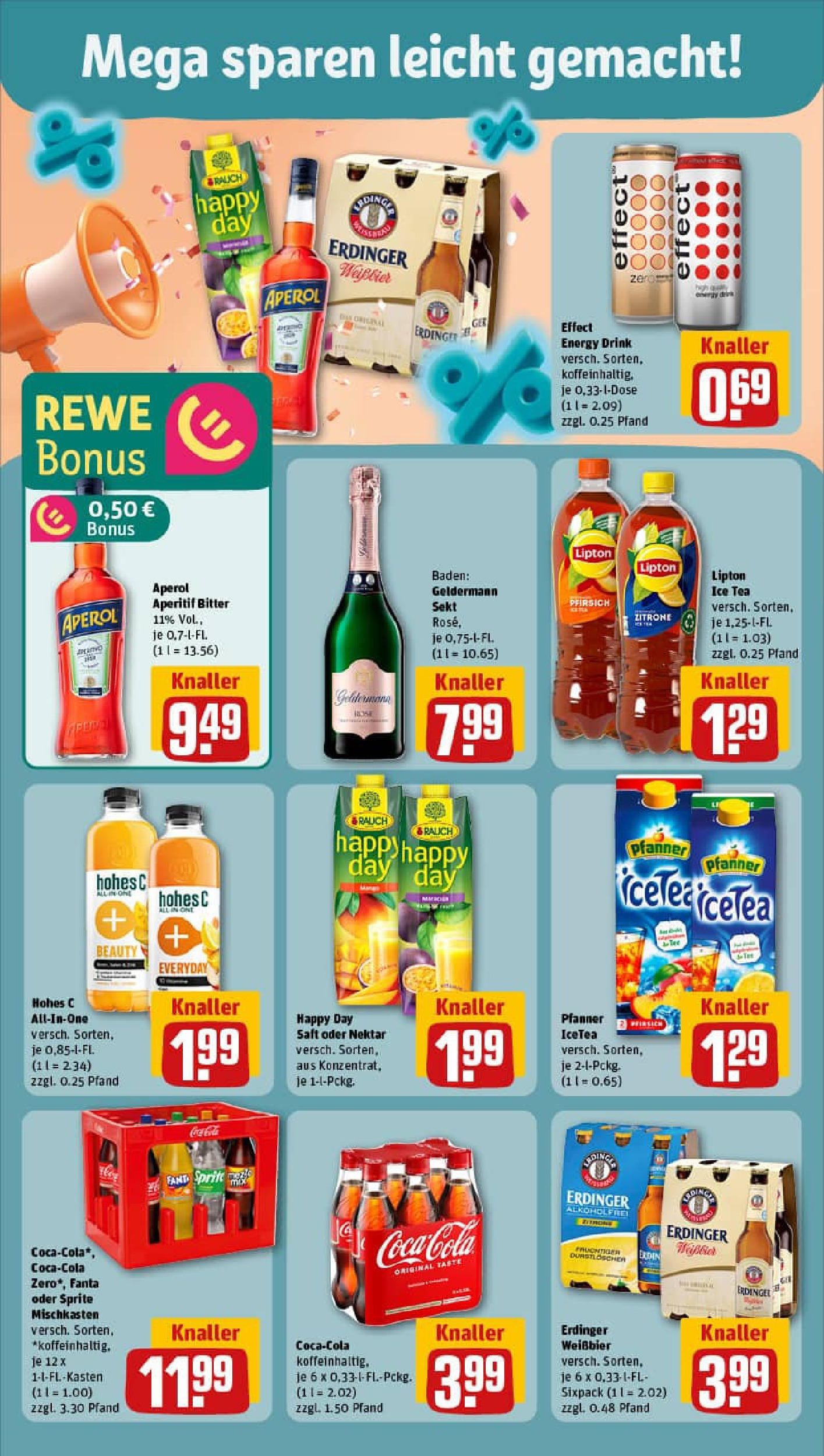 REWE Prospekt ab 28.09.2025 zum Blättern » Angebote | Seite: 8 | Produkte: Fanta, Energy, Sekt, Pfirsich