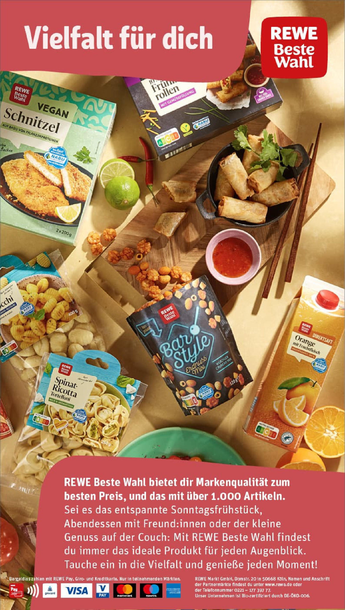 REWE Prospekt ab 28.09.2025 zum Blättern » Angebote | Seite: 20 | Produkte: Couch, Schnitzel