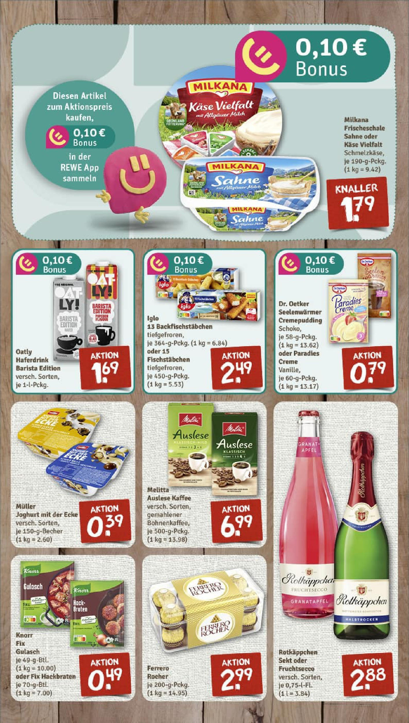 REWE Prospekt ab 28.09.2025 zum Blättern » Angebote | Seite: 6 | Produkte: Granatapfel, Iglo, Gulasch, Rotkäppchen