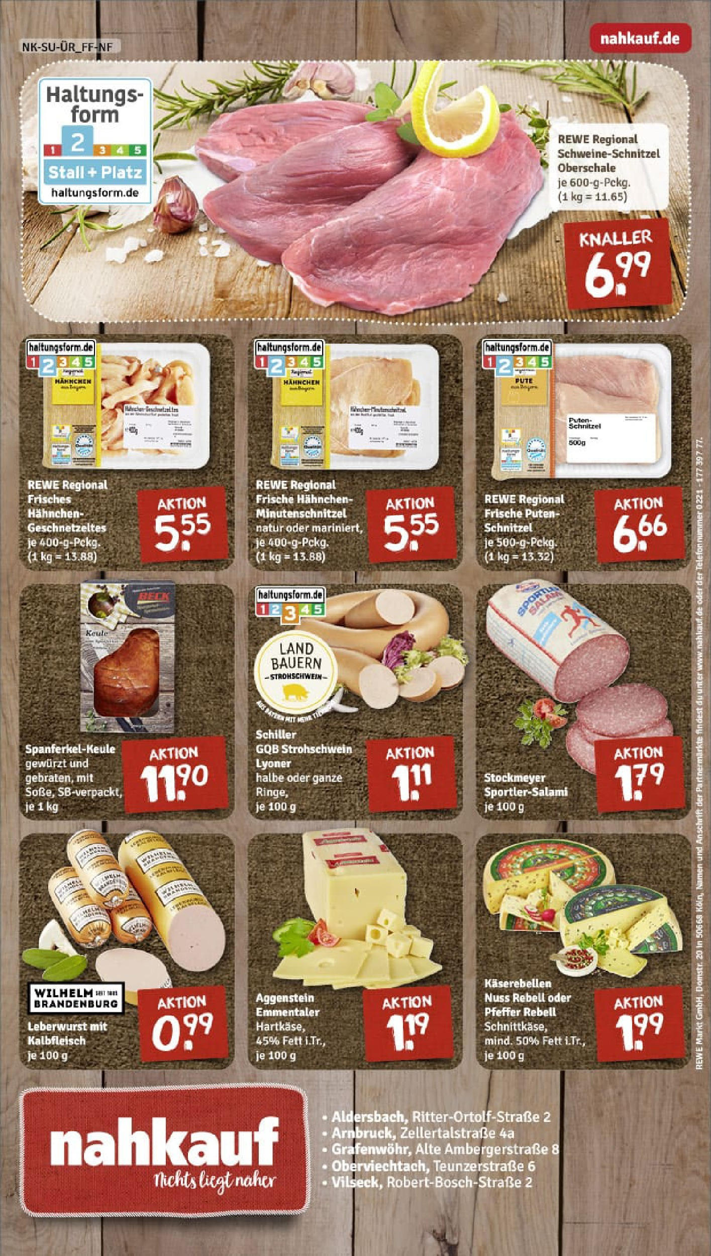 REWE Prospekt ab 28.09.2025 zum Blättern » Angebote | Seite: 8 | Produkte: Pute, Hahnchen, Schnitzel, Pfeffer