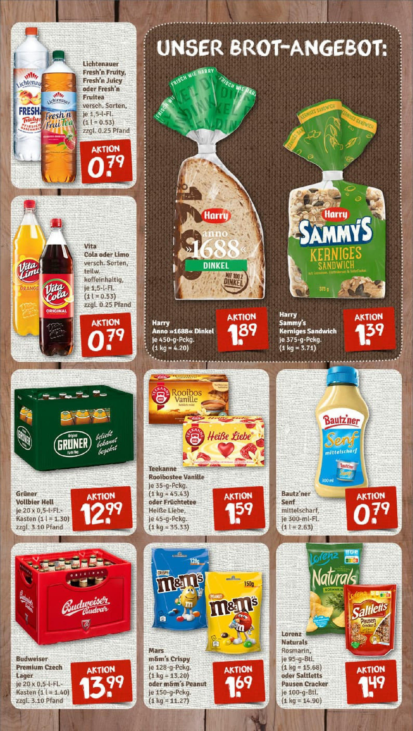 REWE Prospekt ab 28.09.2025 zum Blättern » Angebote | Seite: 7 | Produkte: M&M's, Vita cola, Budweiser, Chips REWE Prospekt ab 28.09.2025 zum Blättern » Angebote | Seite: 7 | Produkte: M&M's, Vita cola, Budweiser, Chips