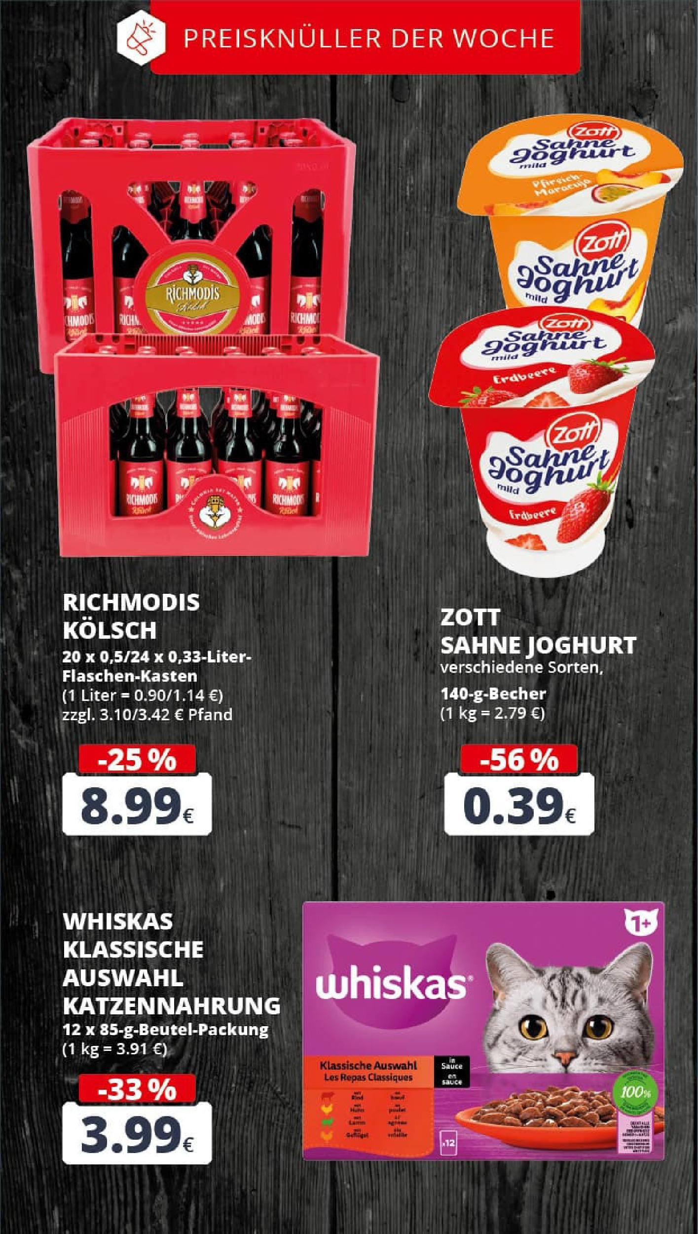 REWE Prospekt ab 28.09.2025 zum Blättern » Angebote | Seite: 3 | Produkte: Joghurt, Sahne, Whiskas