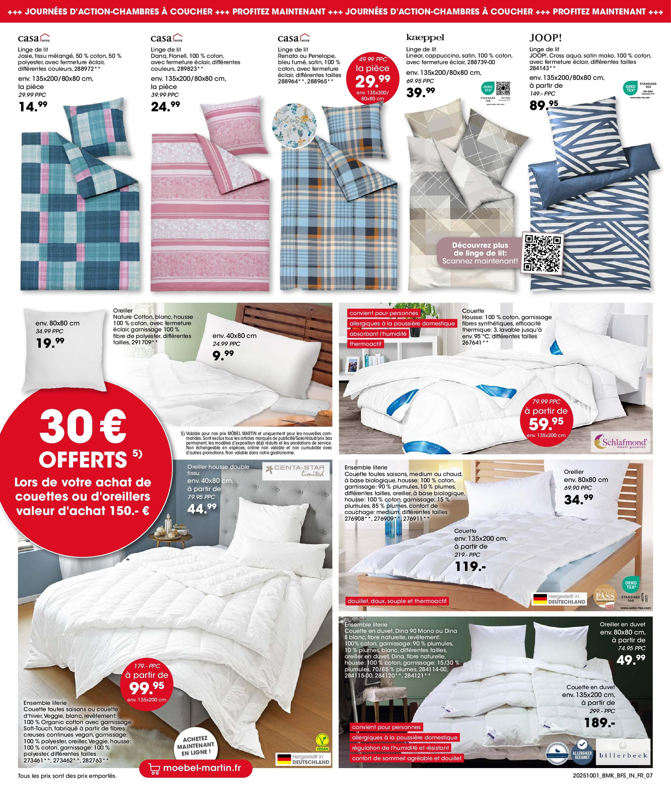 Möbel Martin - Möbel Martin: Offres hebdomadaires à partir du 30/09/2025 - promo en ligne | Page: 7 | Produits: Base, Lit, Literie, Couette