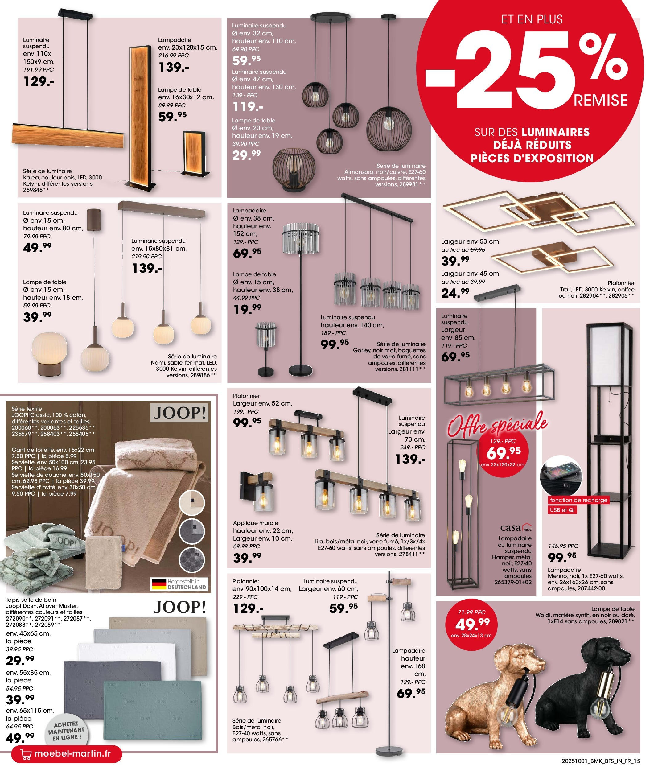 Möbel Martin - Möbel Martin: Offres hebdomadaires à partir du 30/09/2025 - promo en ligne | Page: 15 | Produits: USB, Table, Tapis, Lampe