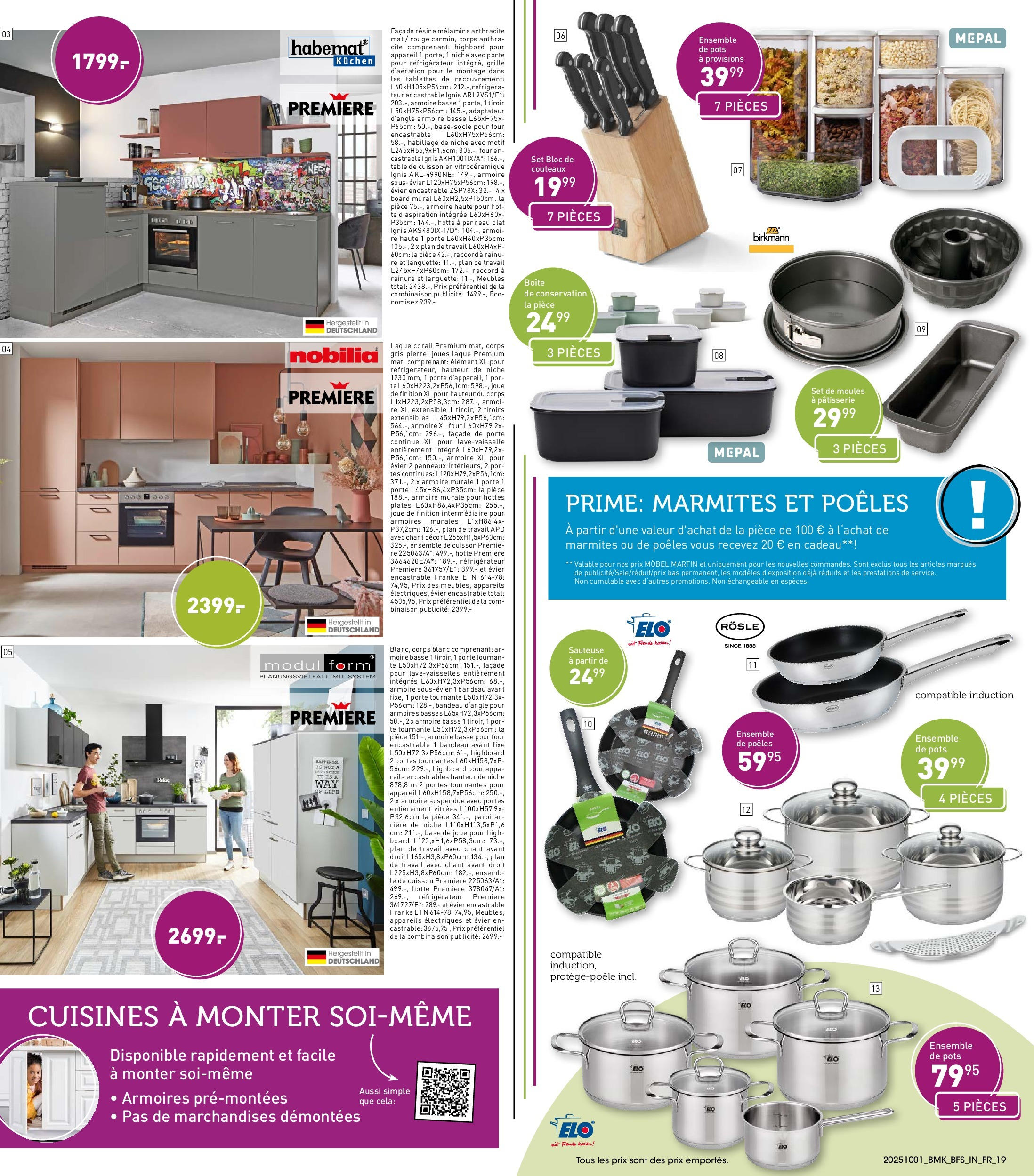Möbel Martin - Möbel Martin: Offres hebdomadaires à partir du 30/09/2025 - promo en ligne | Page: 19 | Produits: Adaptateur, Réfrigérateur, Table, Combinaison