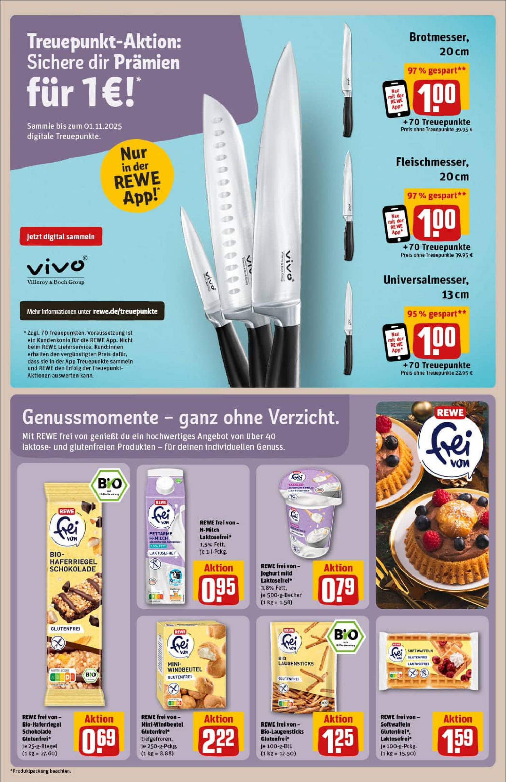REWE Prospekt ab 28.09.2025 zum Blättern » Angebote | Seite: 9 | Produkte: Vivo, Joghurt, Schokolade