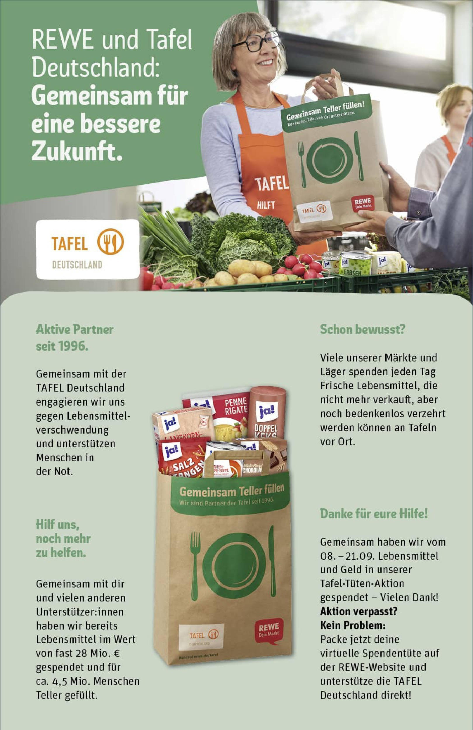 REWE Prospekt ab 28.09.2025 zum Blättern » Angebote | Seite: 36 | Produkte: Salz, Pasta, Erbsen