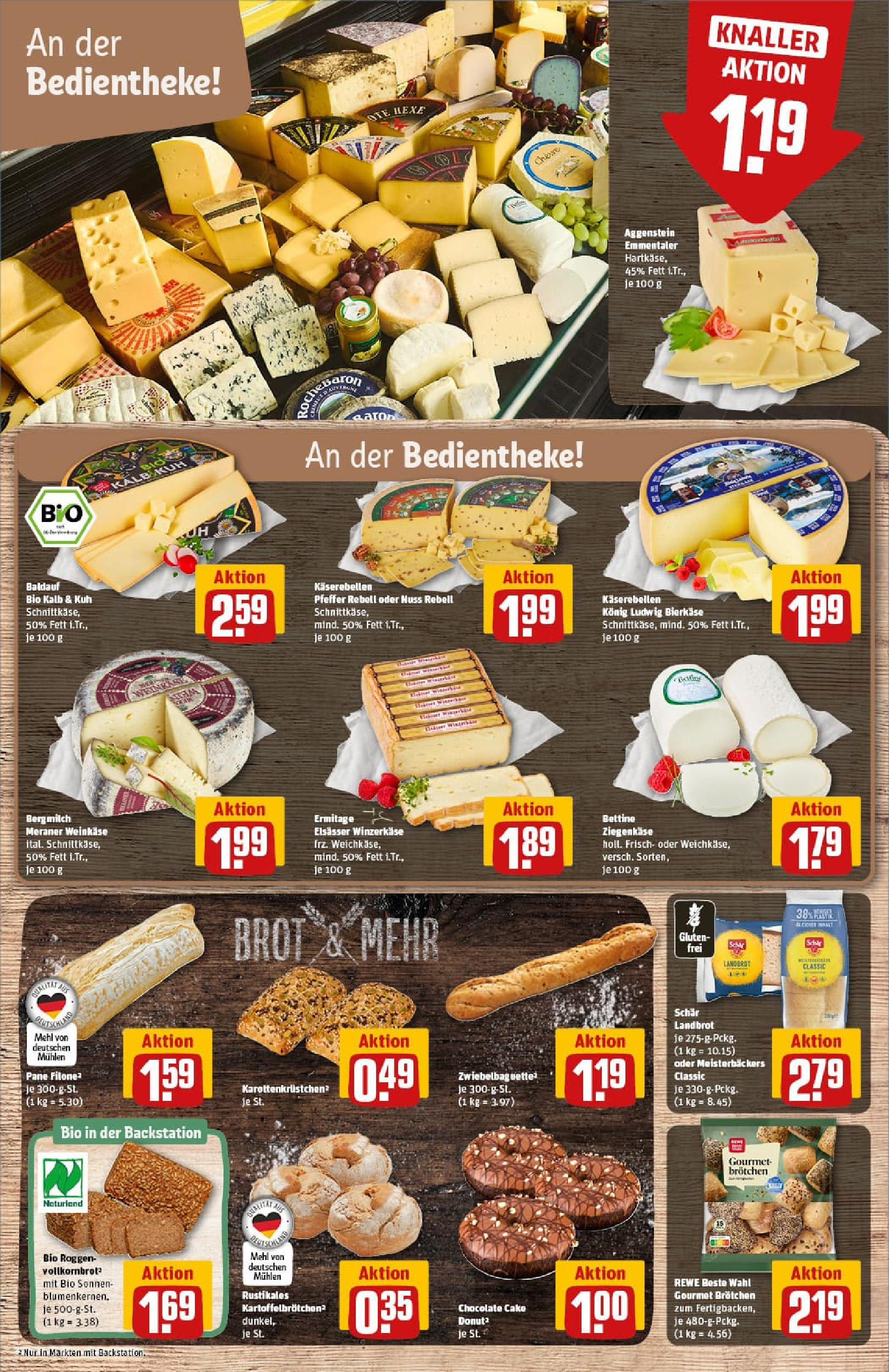 REWE Prospekt ab 28.09.2025 zum Blättern » Angebote | Seite: 19 | Produkte: Mehl, Vollkornbrot, Baguette, Pfeffer